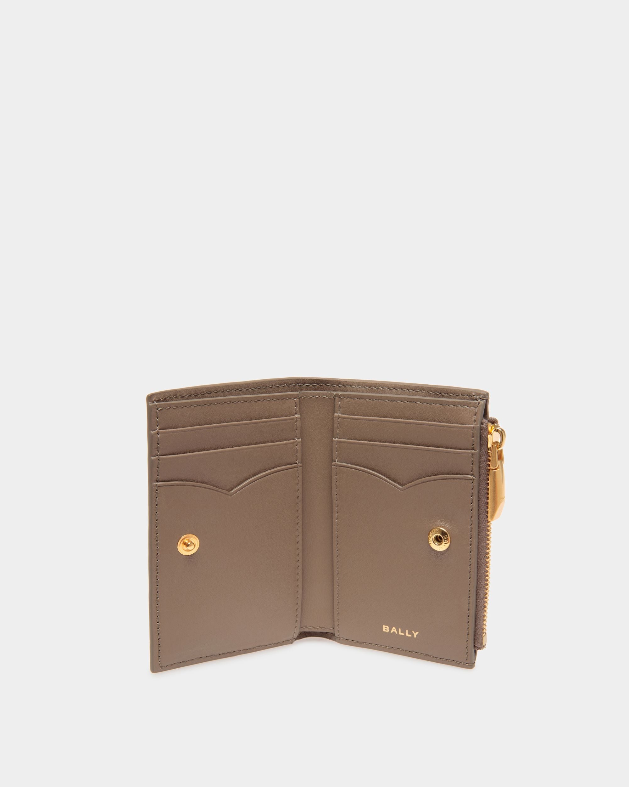 Bally Global - Portefeuille Emblem En Cuir Beige - Beige