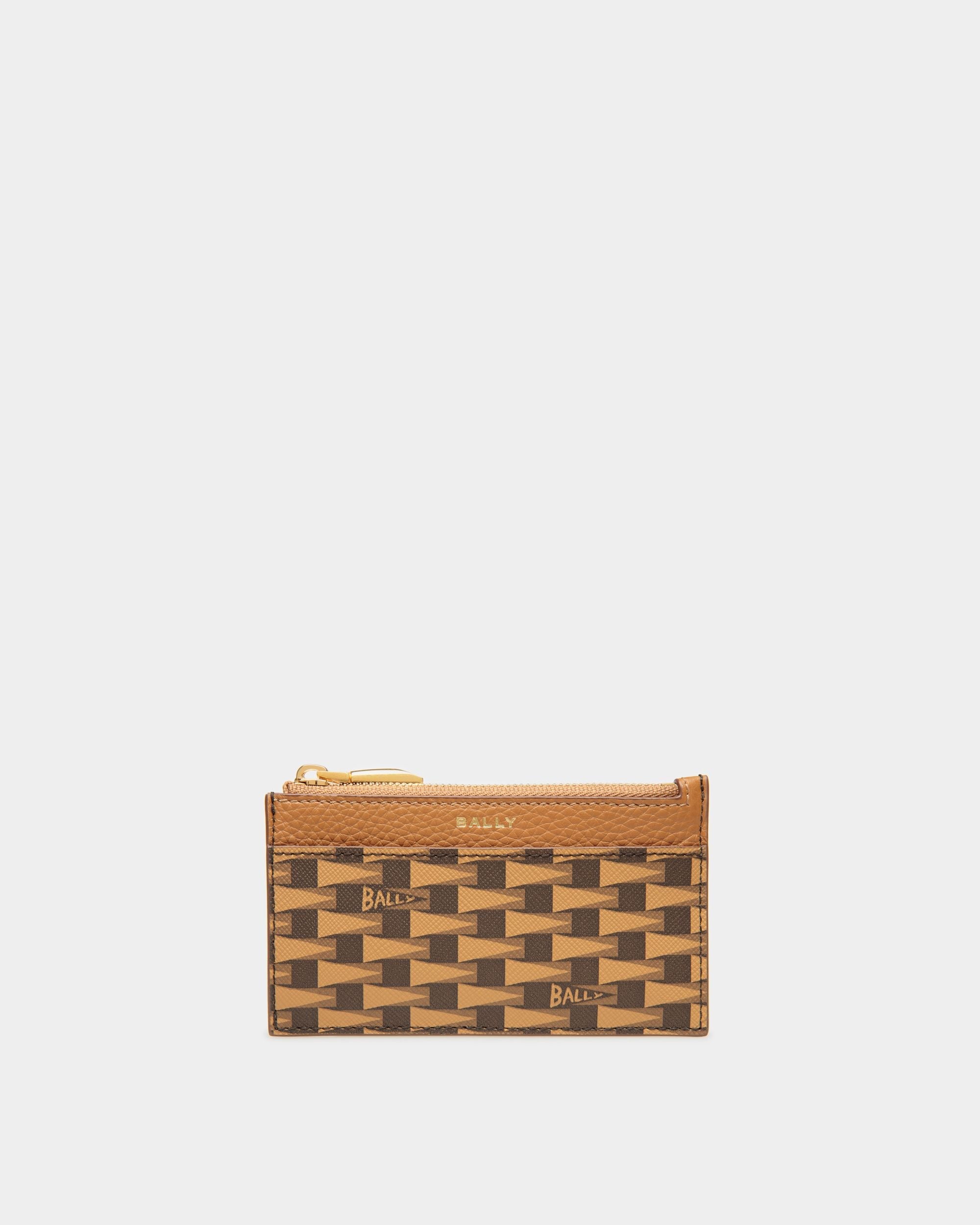 Bally Global - Tarjetero Pennant De Tpu Color Desierto - Marrón
