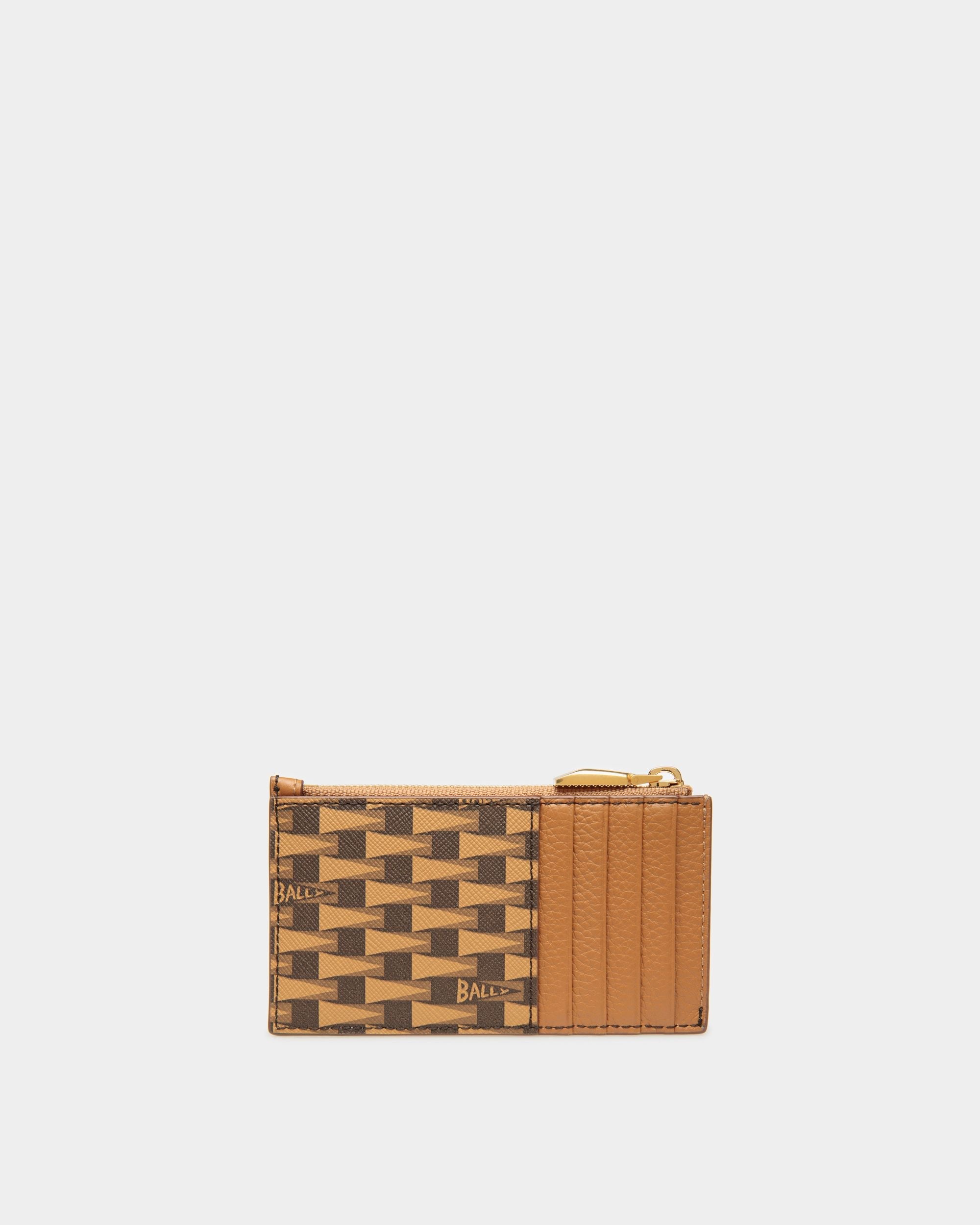 Bally Global - Tarjetero Pennant De Tpu Color Desierto - Marrón