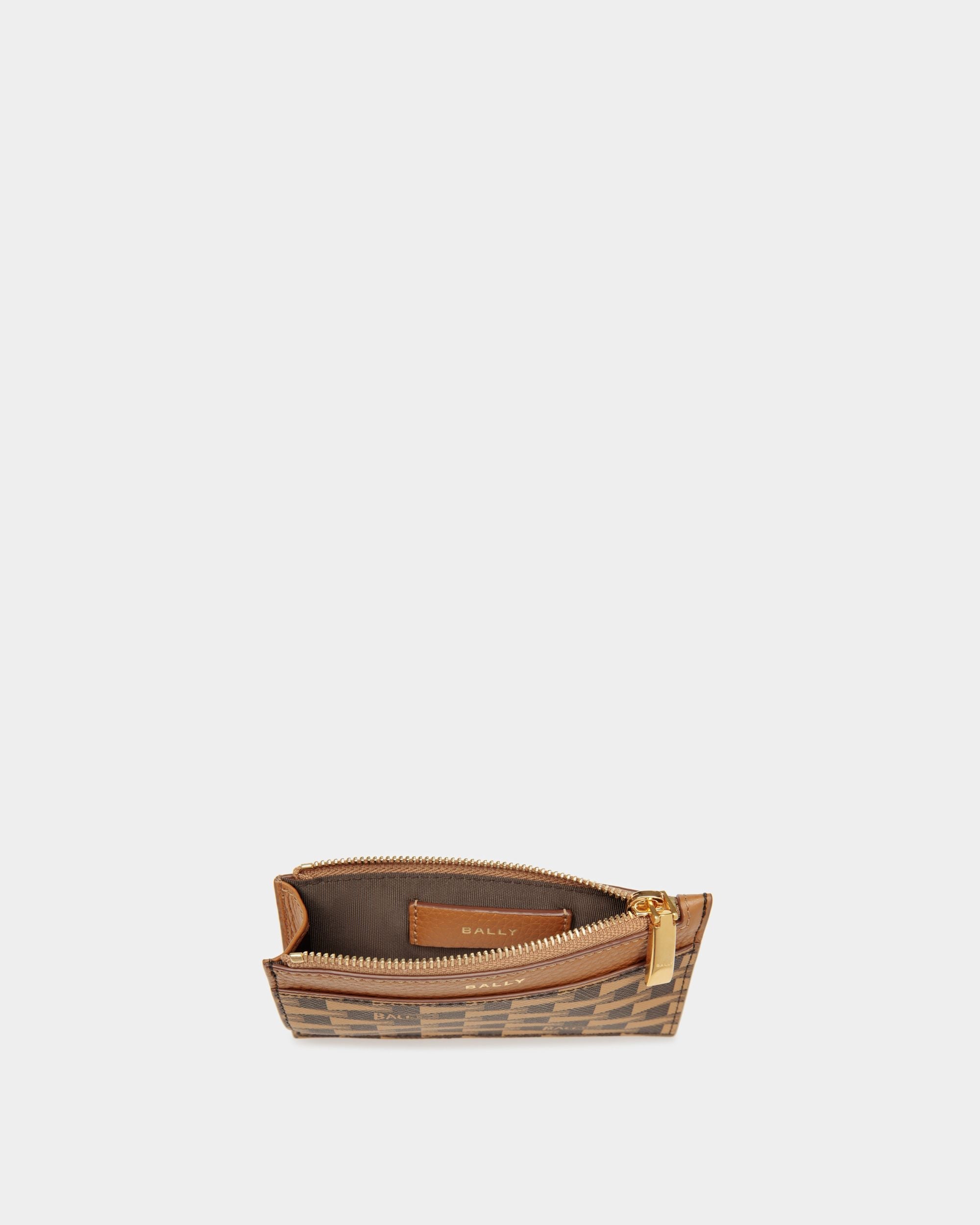 Bally Global - Tarjetero Pennant De Tpu Color Desierto - Marrón