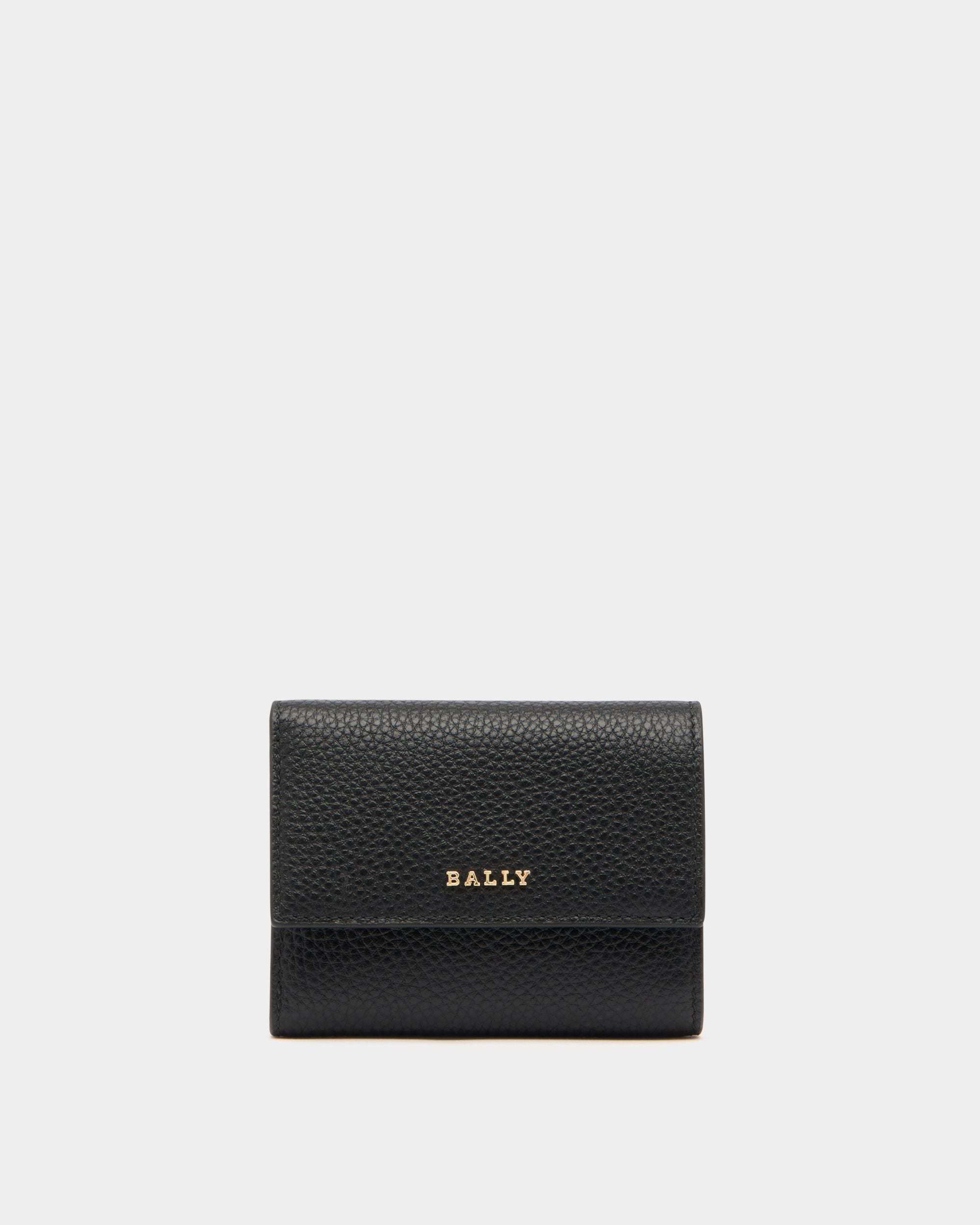 Bally Global - Wallet in Black Grained Leather - Black