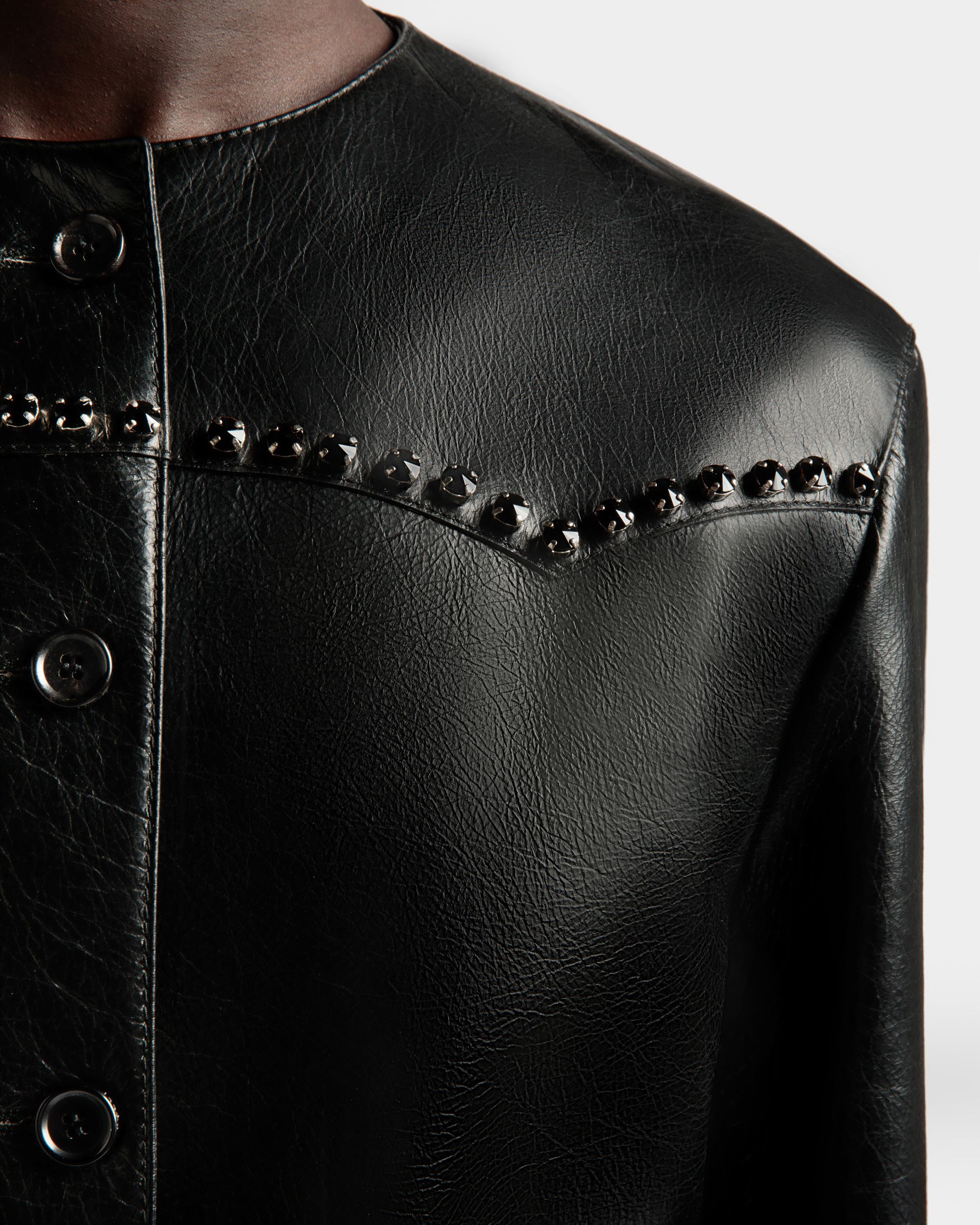 Bally Global - Chaqueta de Piel Negro - Negro