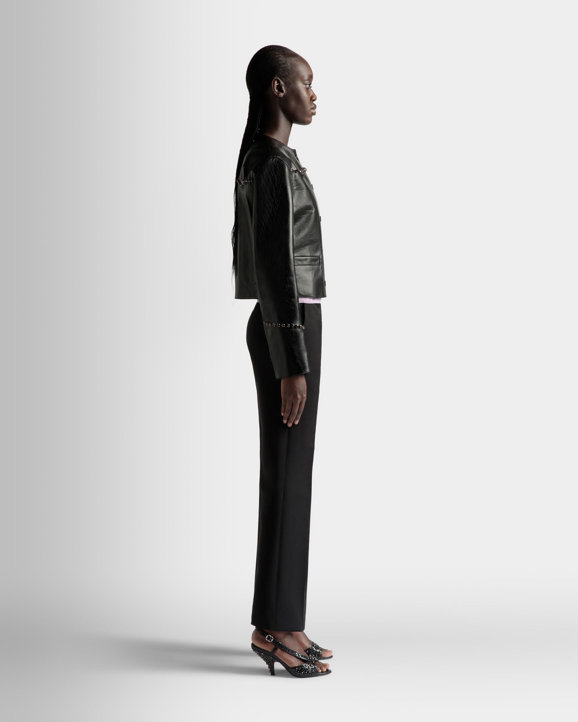 Bally Global - Chaqueta de Piel Negro - Negro