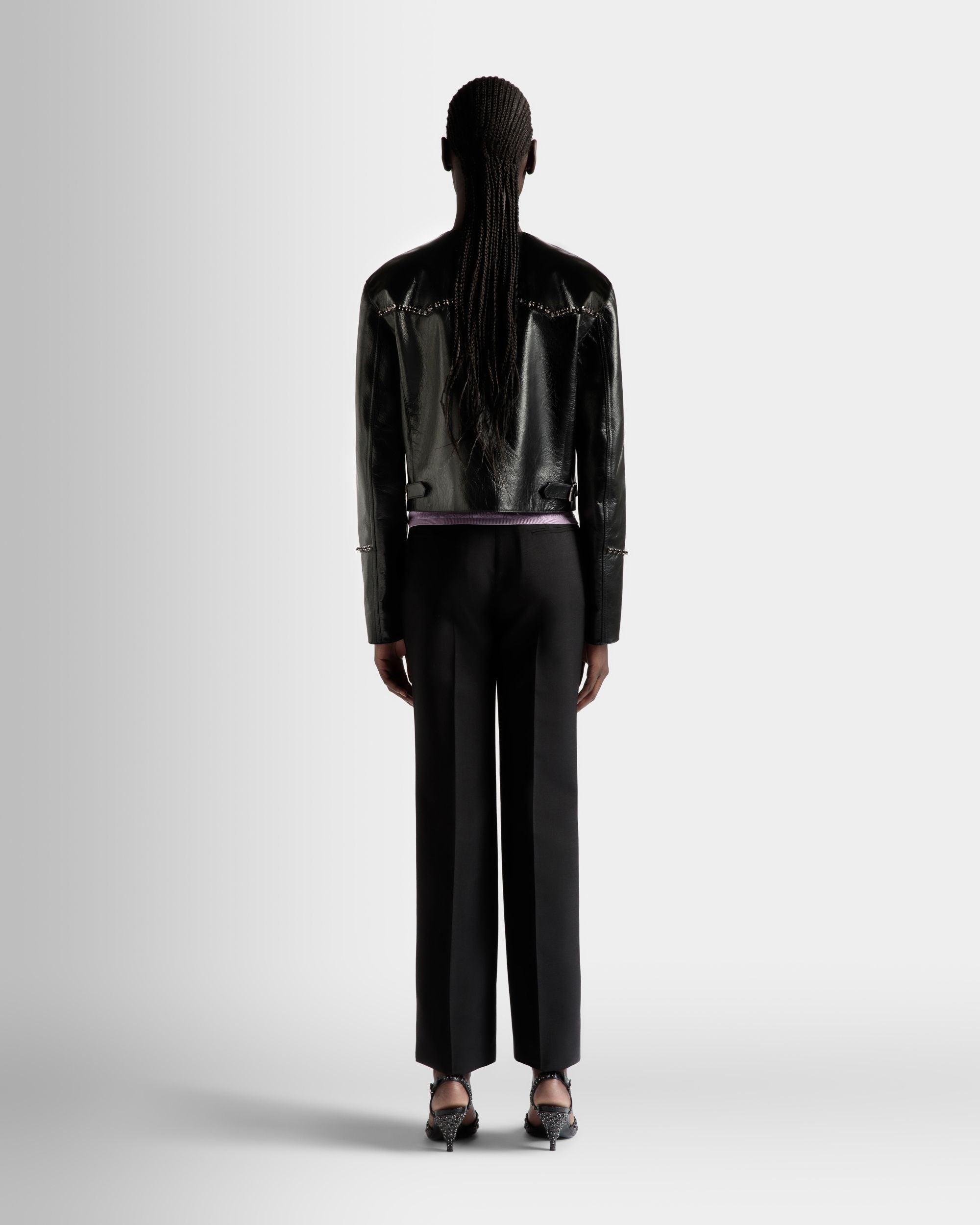 Bally Global - Chaqueta de Piel Negro - Negro