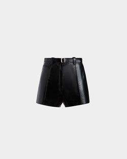 Leather Trousers In Black Lamb