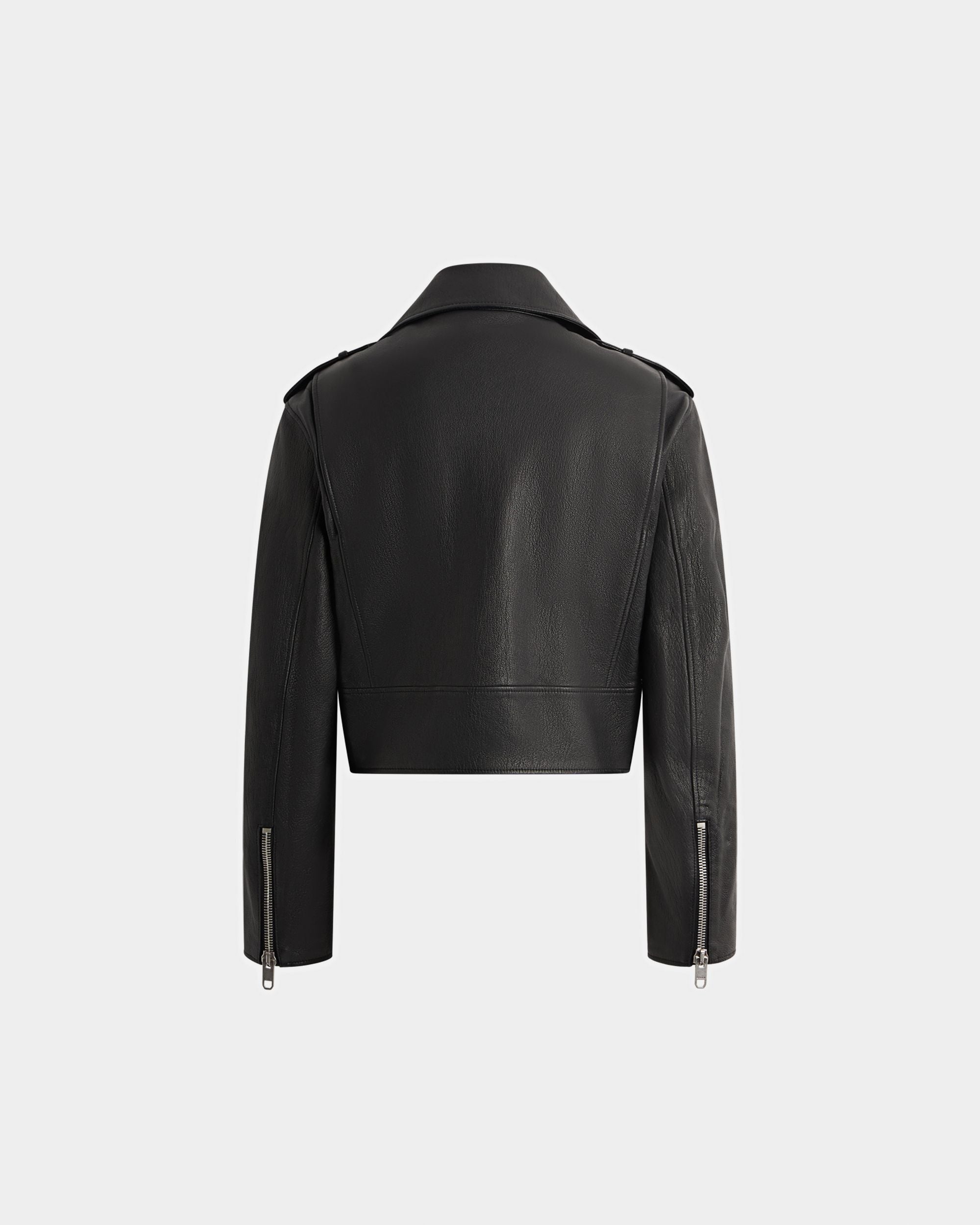 Bally Global - Biker Jacket in Black Leather - Black
