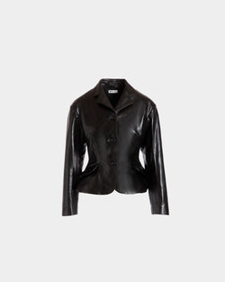 Blazer in Black Leather