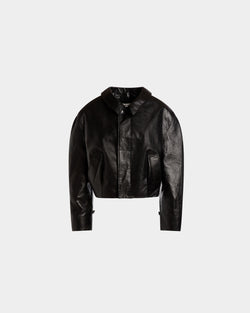 Blouson in Black Leather