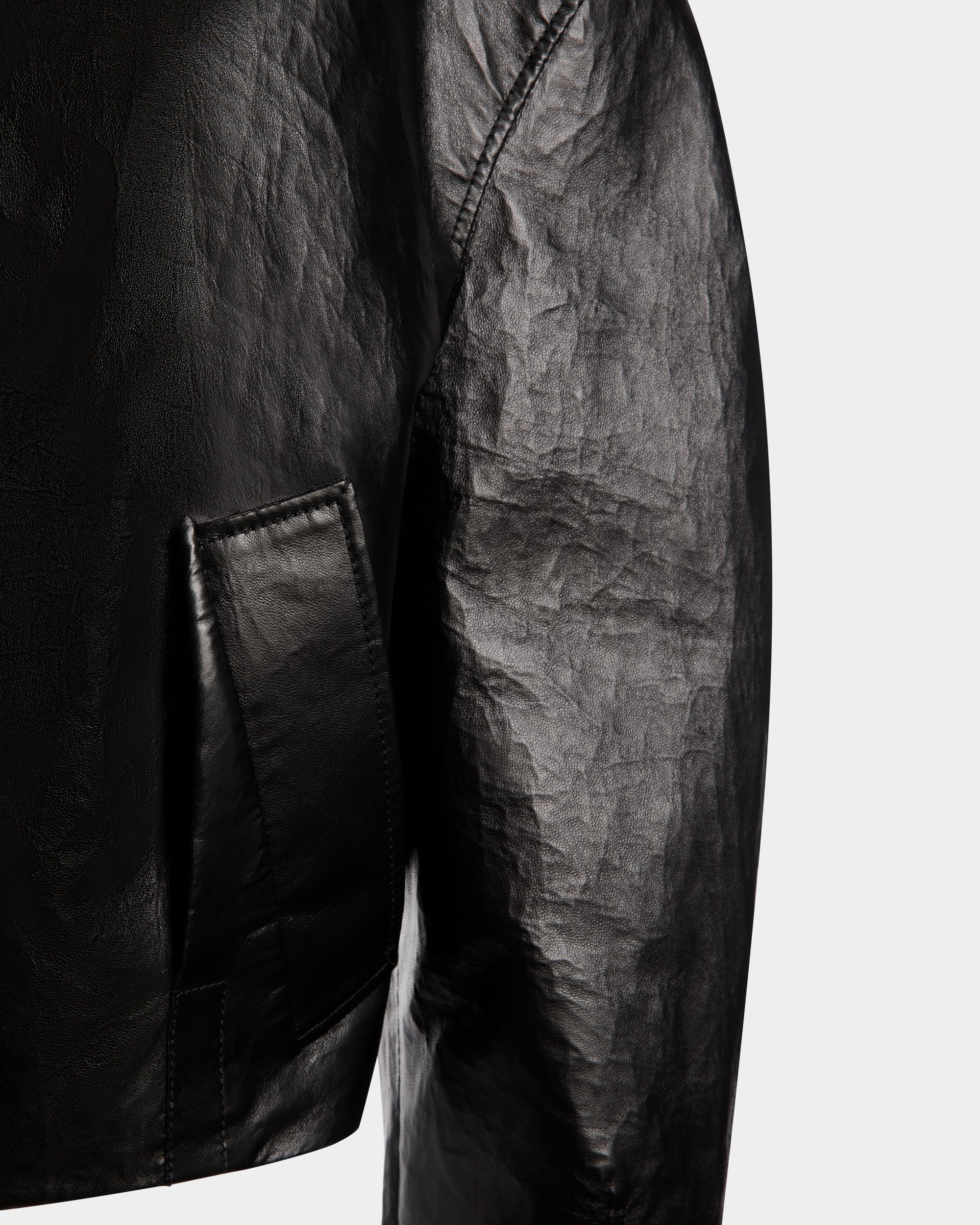 Bally Global - Blouson in Black Leather - Black