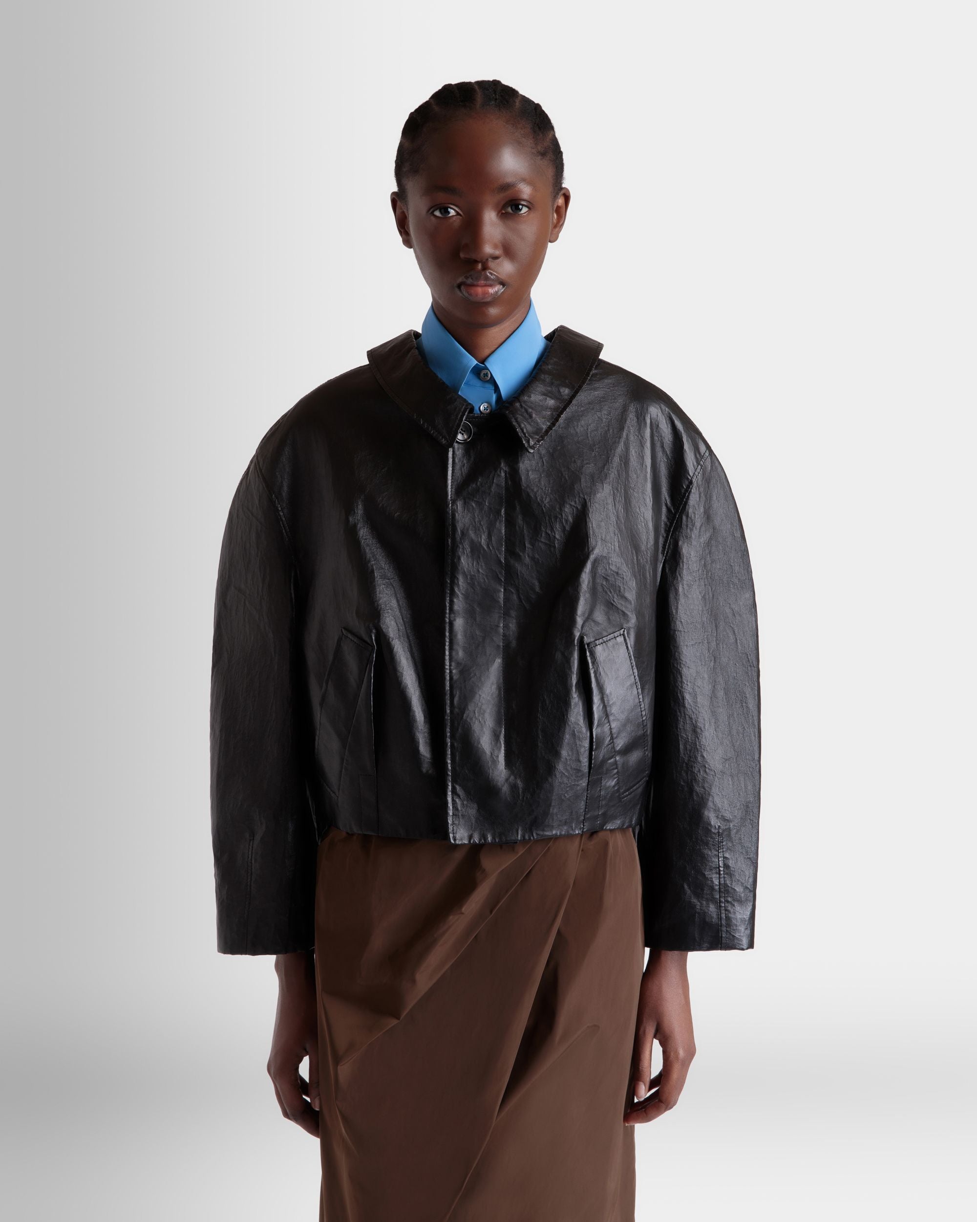 Bally Global - Blouson in Black Leather - Black