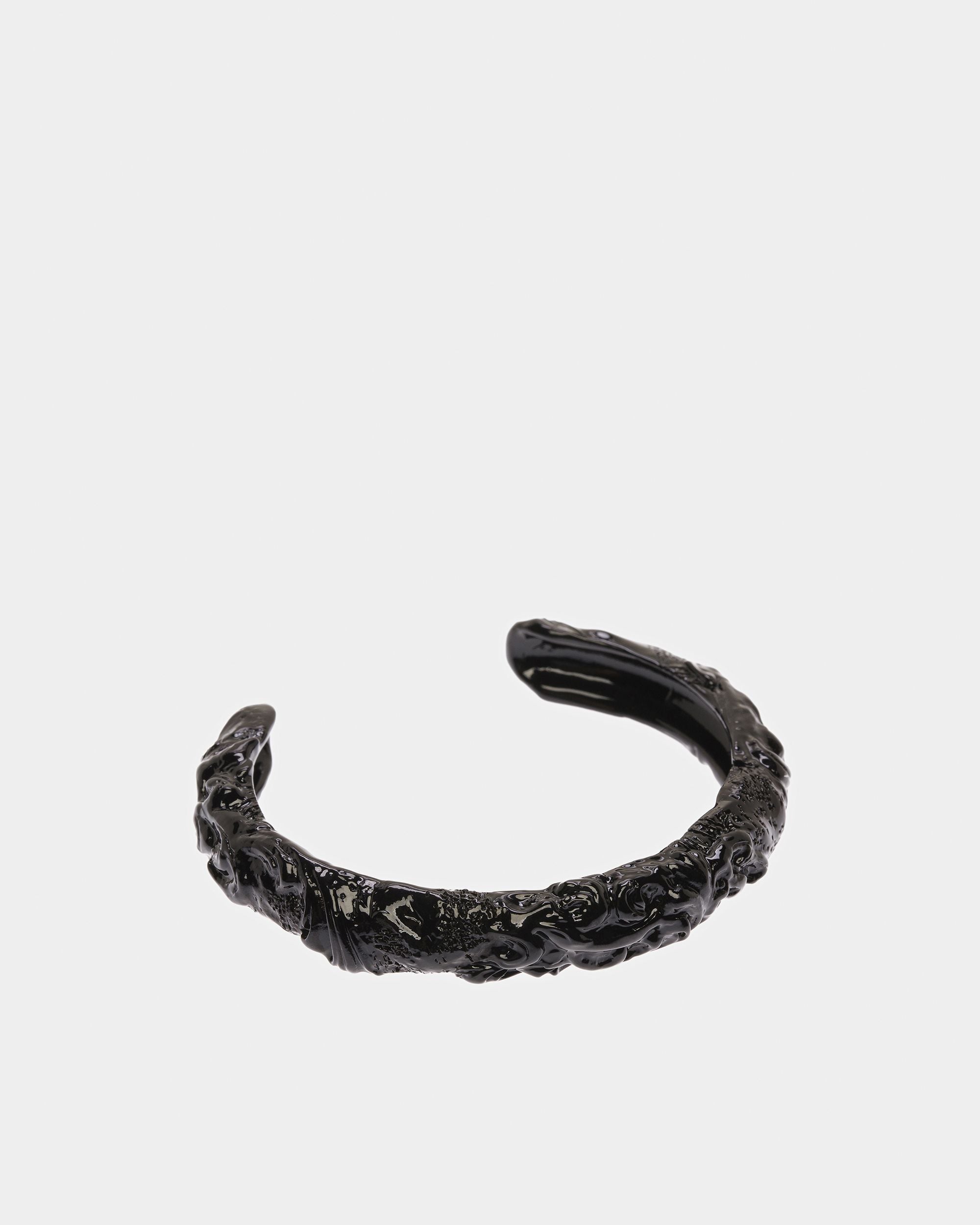 Bally Global - Brazalete Efecto Escultural En Negro - Negro
