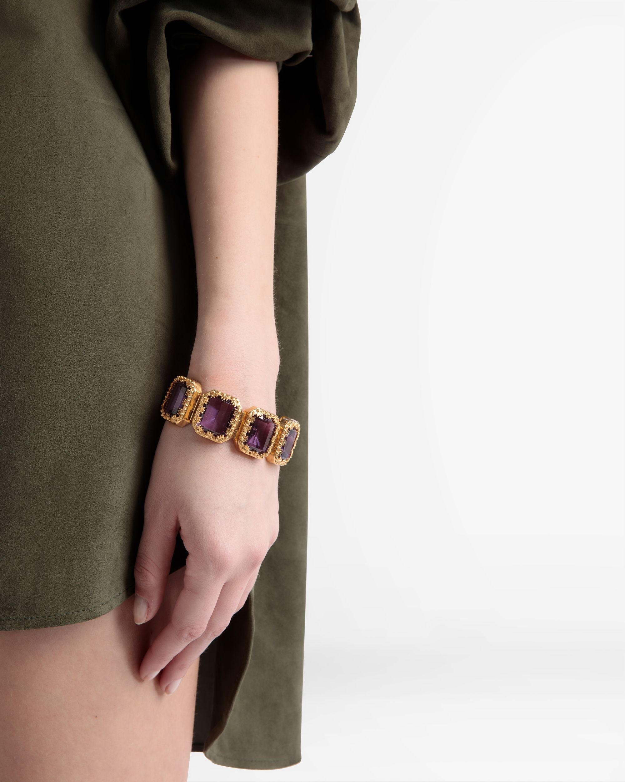 Bally Global - Cocktail Bracelet In Amethyst - Multicolor