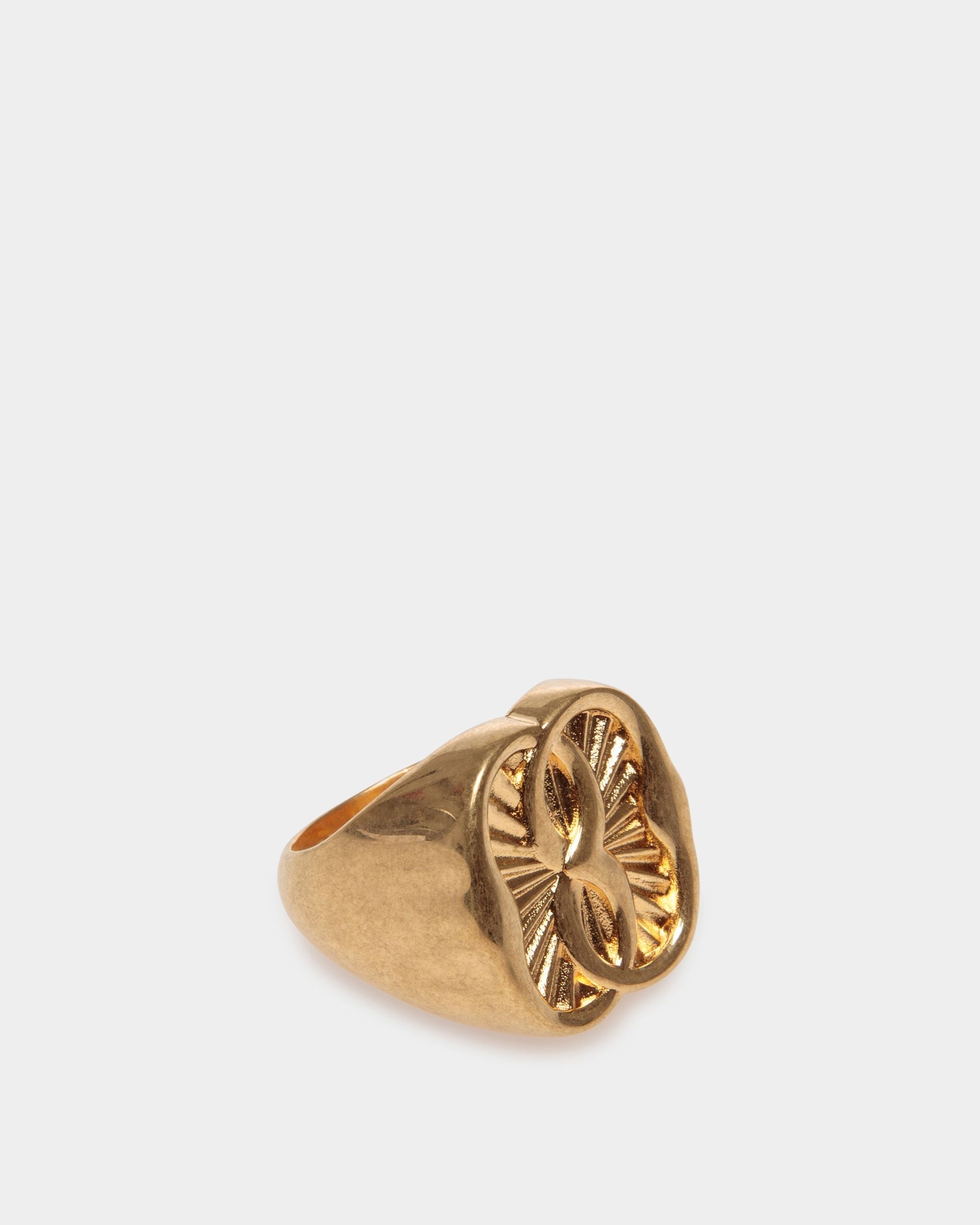 Bally Global - Emblem Ring in Gold Eco Brass - Gold