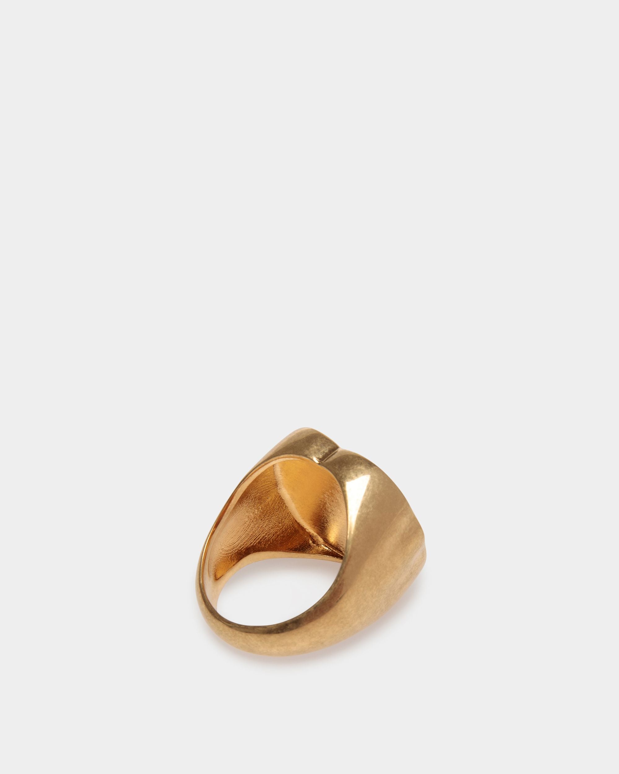 Bally Global - Emblem Ring in Gold Eco Brass - Gold