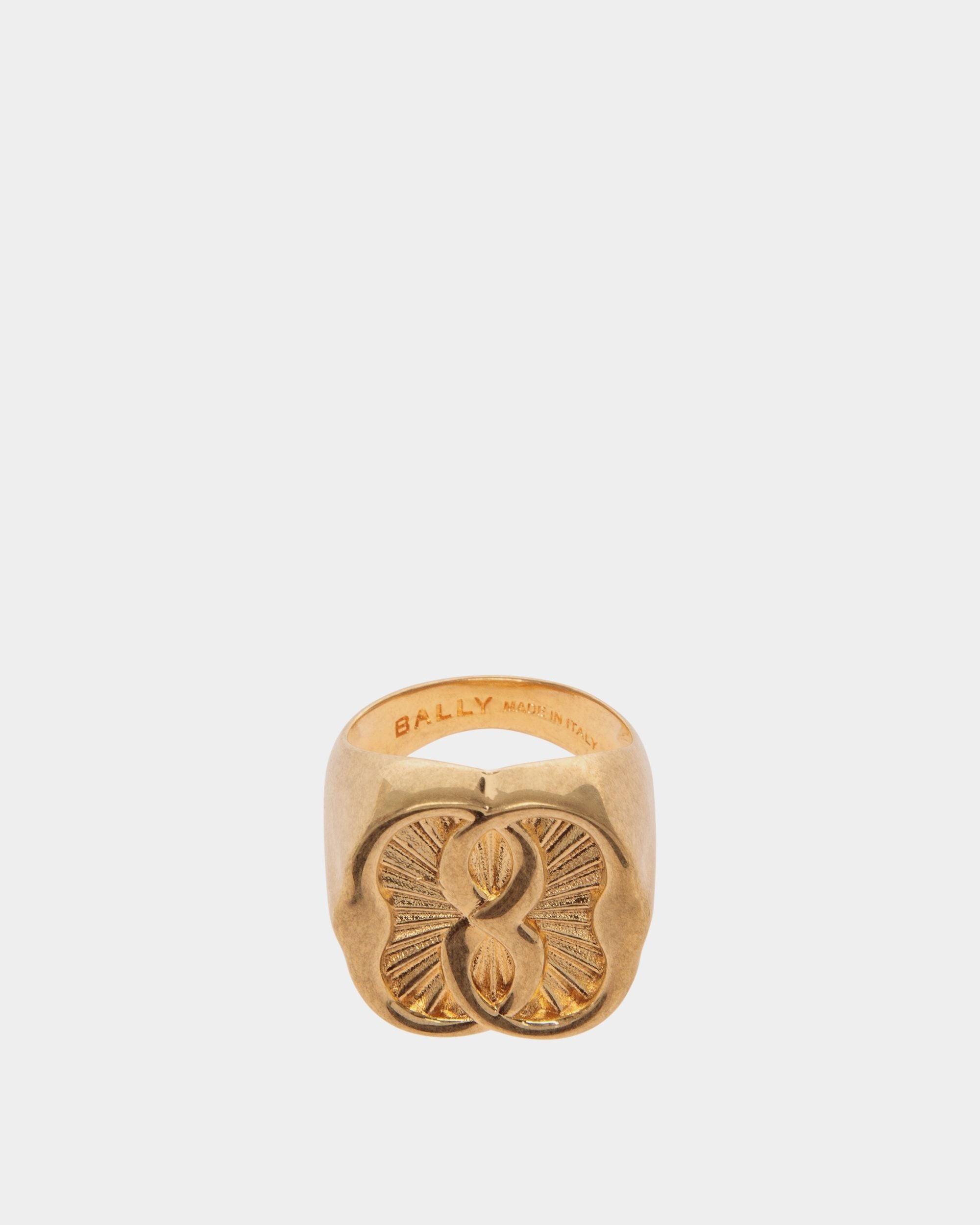 Bally Global - Anneau Emblem En Éco-Laiton Doré - Or