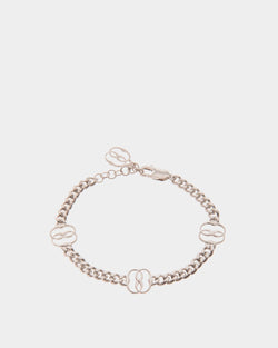 Emblem Bracelet in Silver Eco Brass