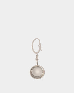 Pendiente Swissness De Eco Brass Plateado