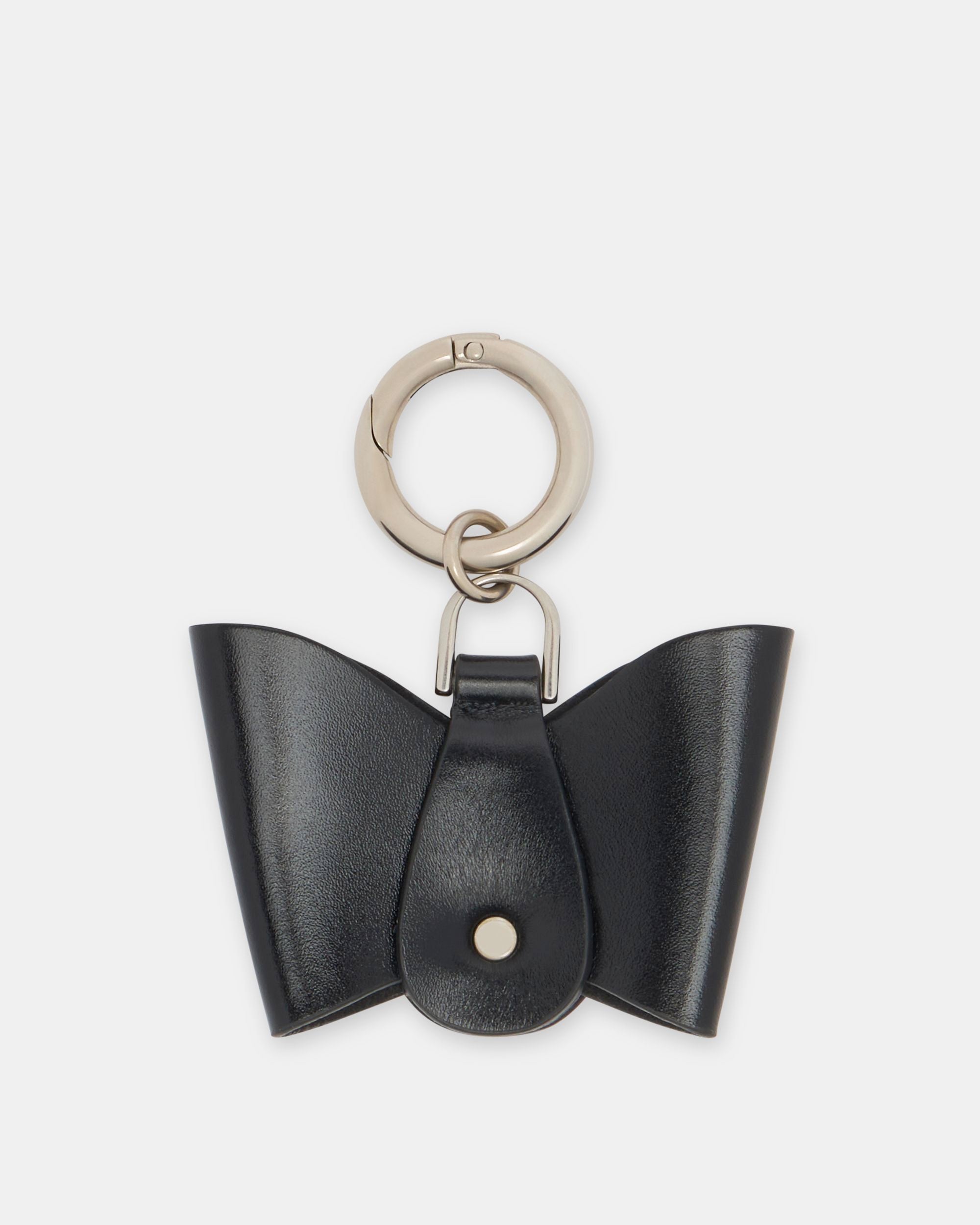 Bally Global - Charm B-Bow De Piel Negra - Negro