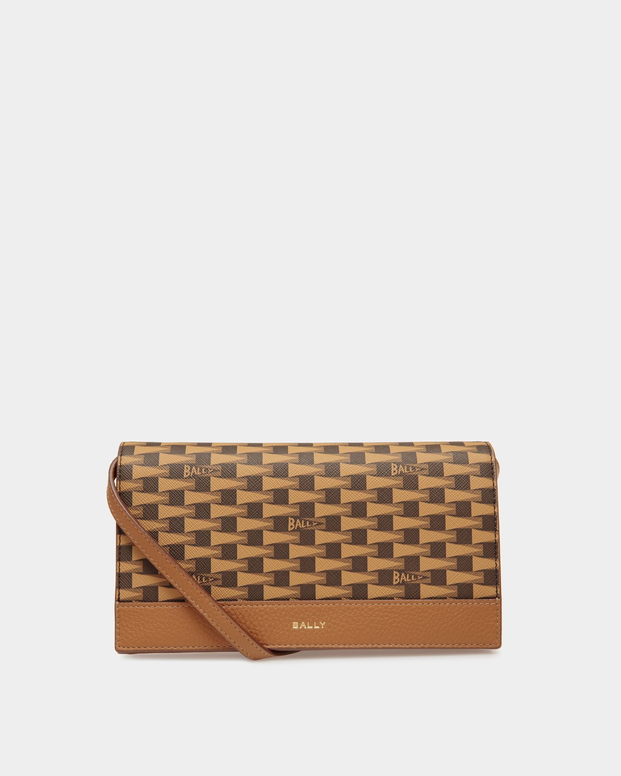 Bally Global - Pennant Continental Wallet In Desert TPU - Marrón