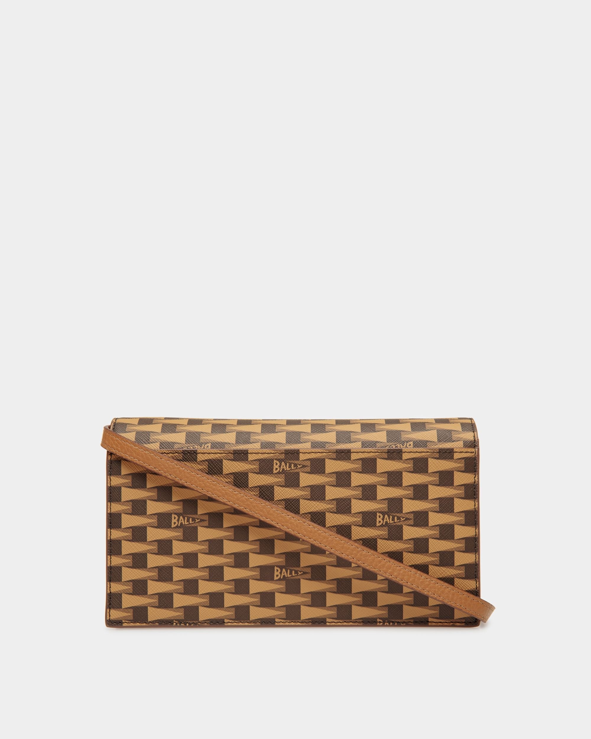 Bally Global - Pennant Continental Wallet In Desert TPU - Marrón