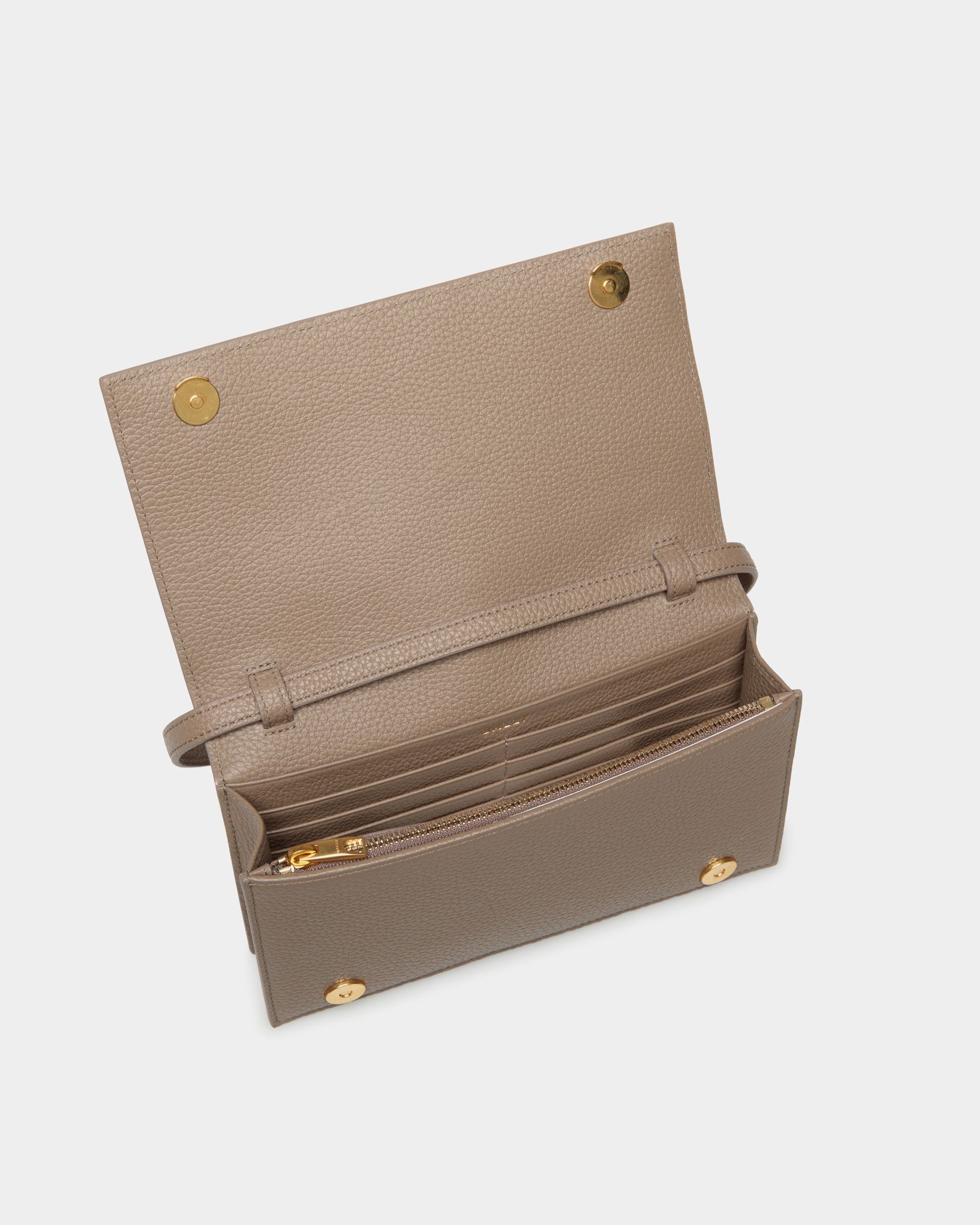 Bally Global - Cartera Continental Pennant De TPU Topo - Marrón