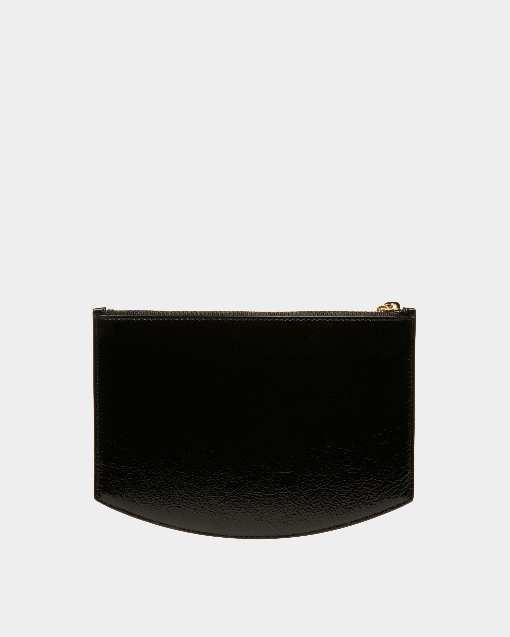 Bally Global - Pouch Block De Piel Negra - Negro