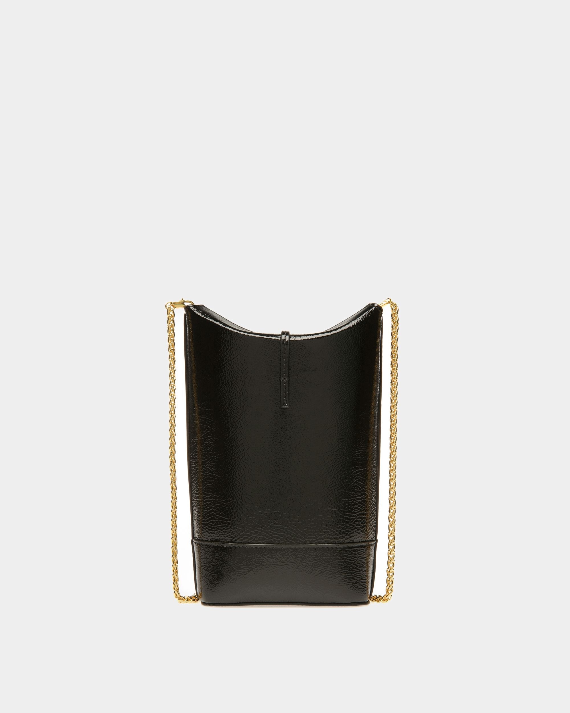 Bally Global - Minibolso Block De Piel Negra - Negro