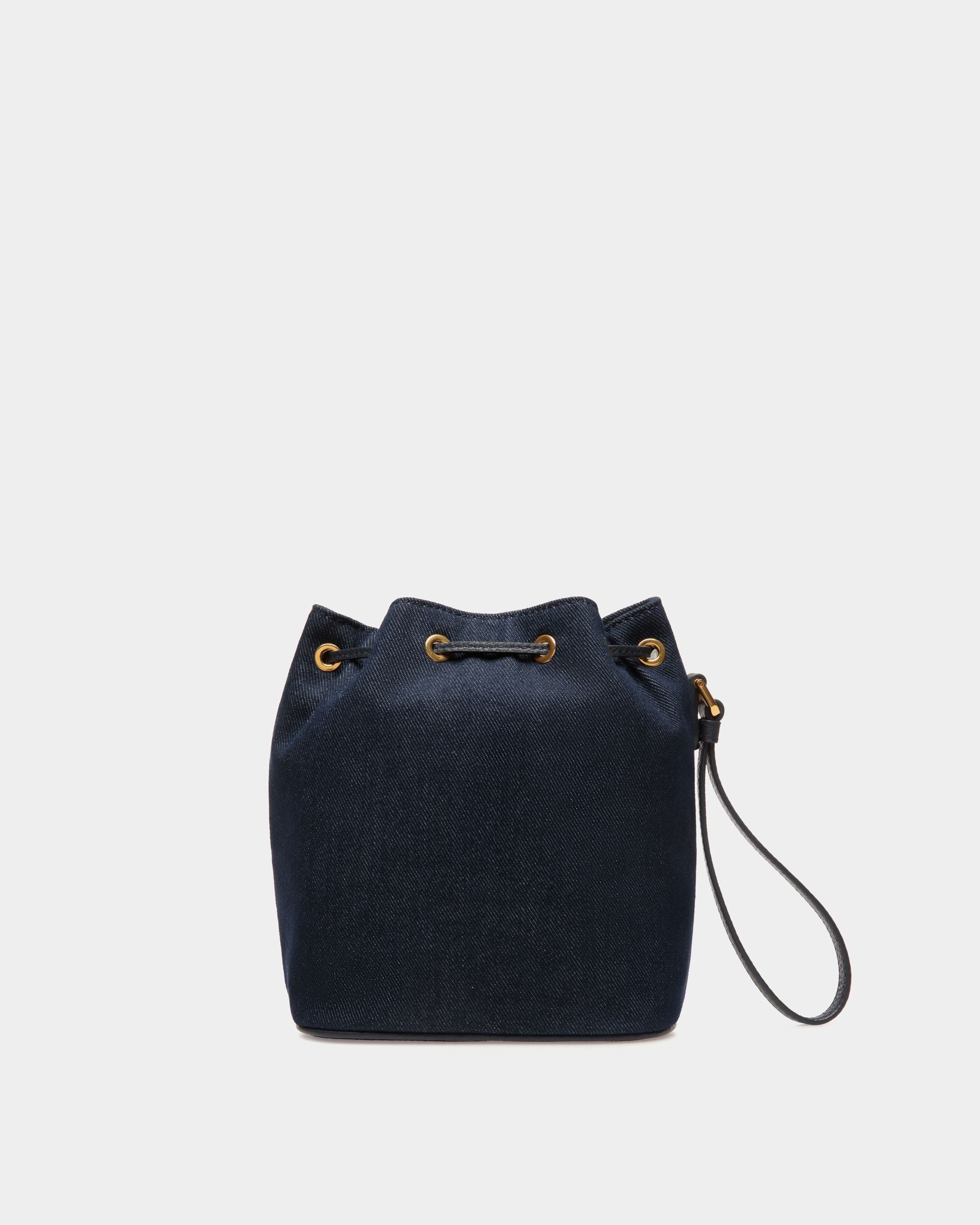 Bally Global - Mini Bucket Bag in Blue Denim - Bleu