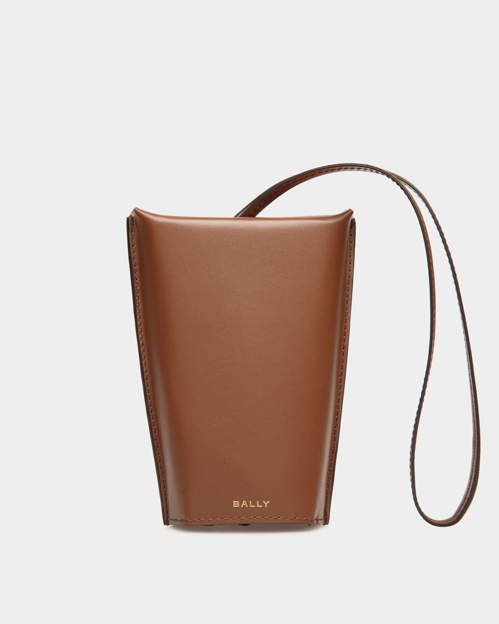 Bally Global - Belle Sunglasses Holder in Brown Leather - Brown