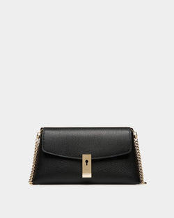 Mini Sac Multi-Fonction Lock Me En Cuir Grainé Noir