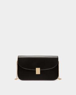 Ollam Phone Wallet in Black Leather