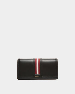 Code Phone Wallet in Black Leather