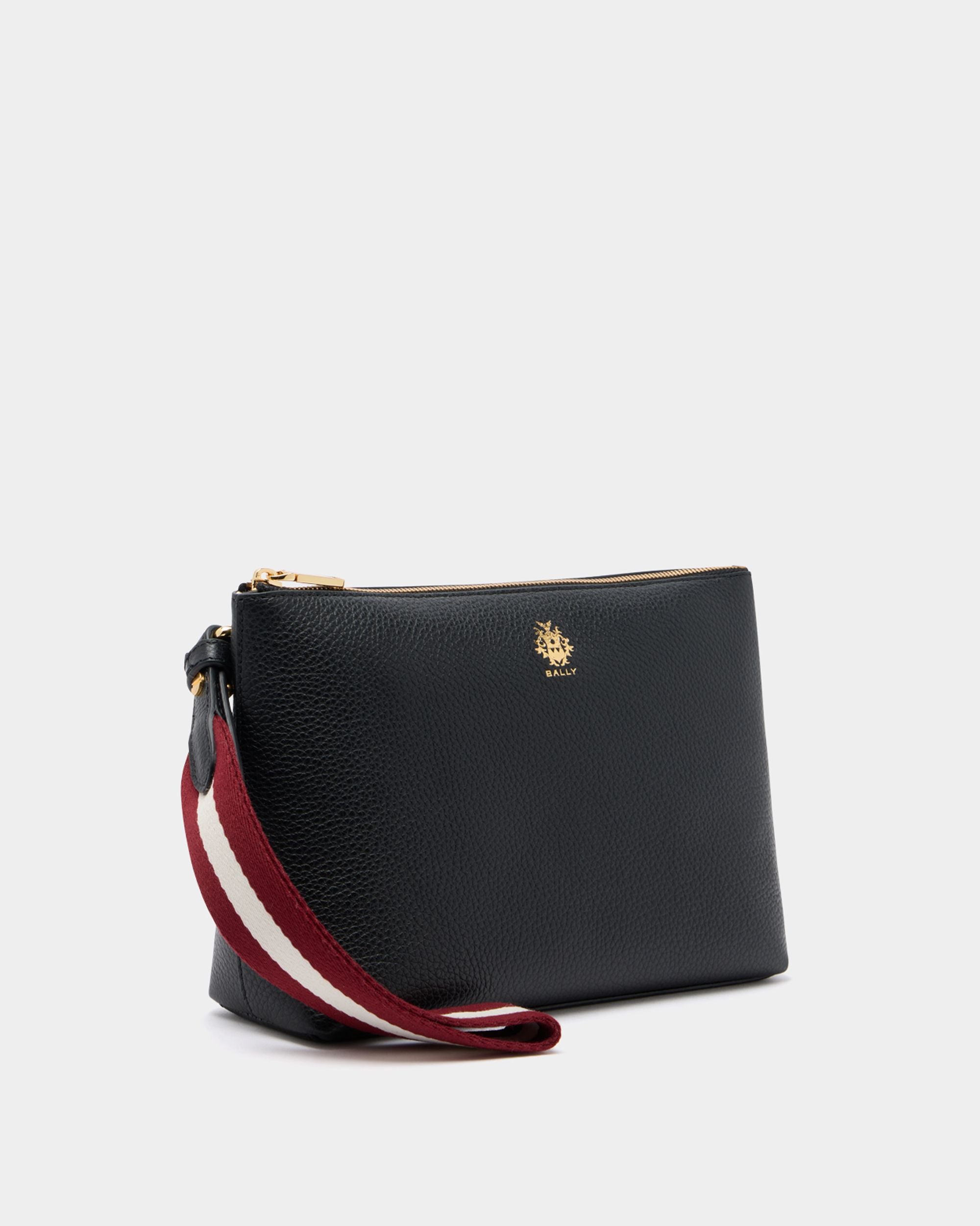Bally Global - Hera Pouch in Black Grained Leather - Black