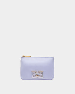 Evod Cartera En Nailon Reciclado Y Piel De Color Lila