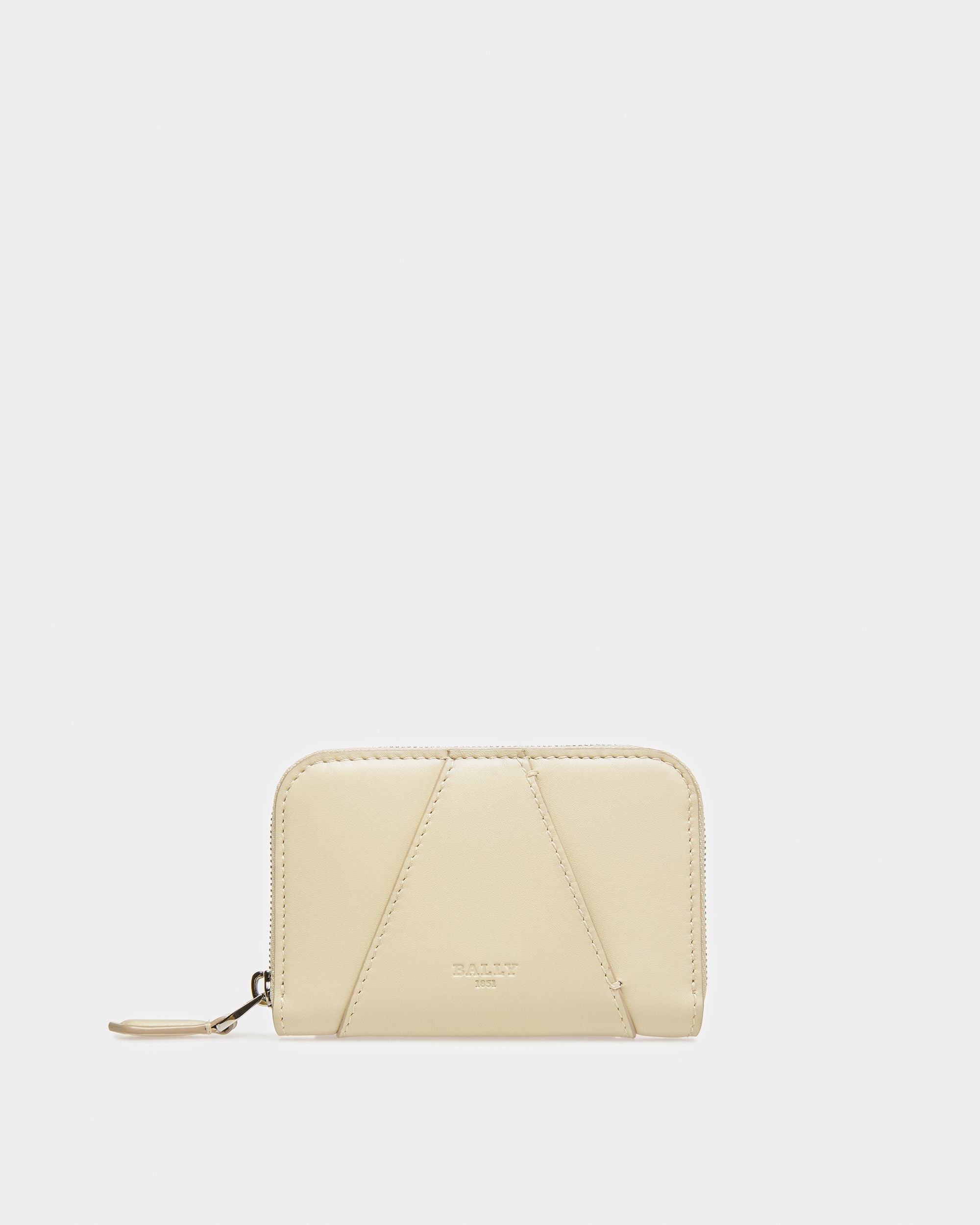 Bally Global - Angye Portefeuille En Cuir Fossil - Beige