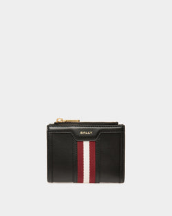 Code Wallet in Black Leather