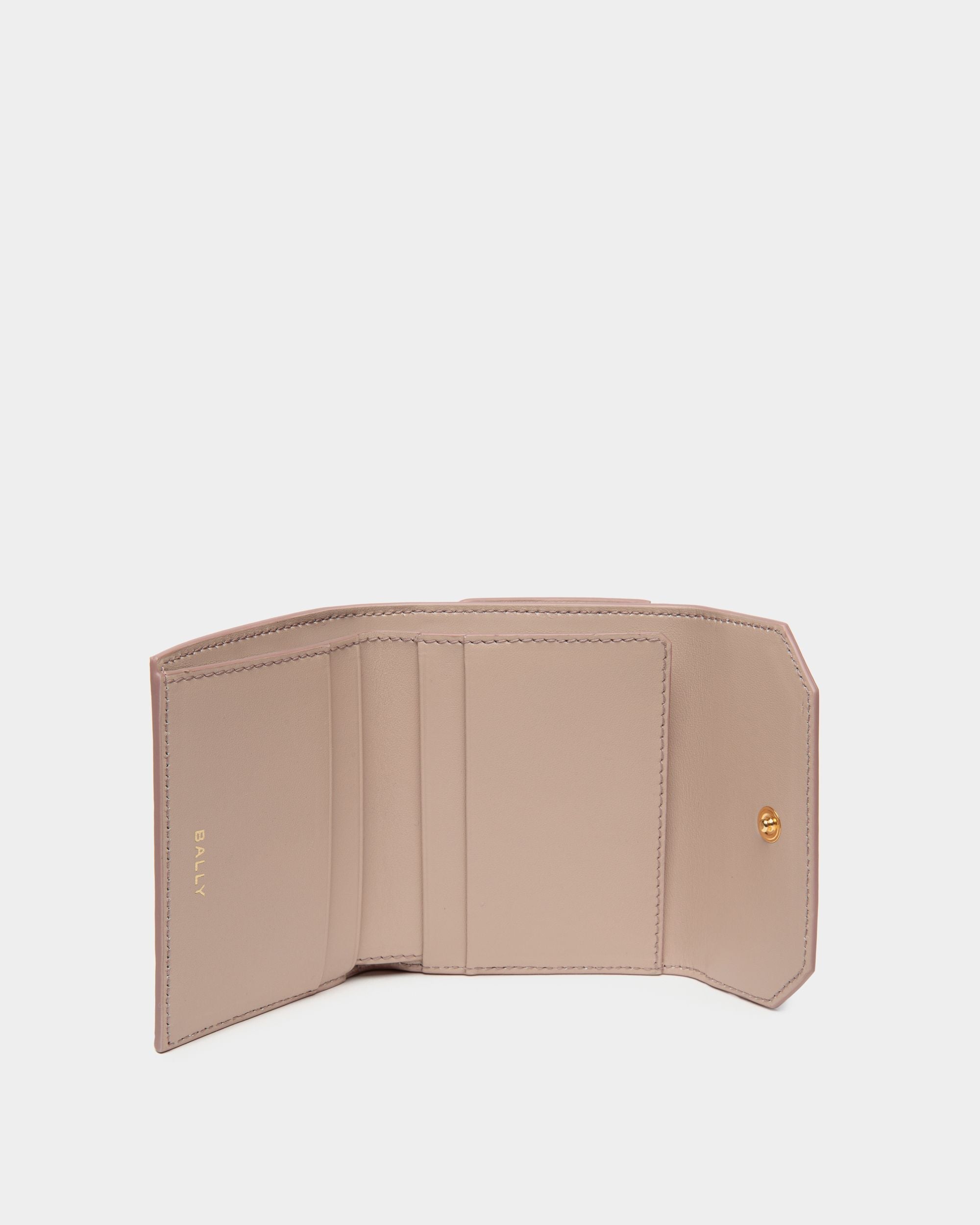 Bally Global - Emblem Wallet In Light Beige Leather - Beige