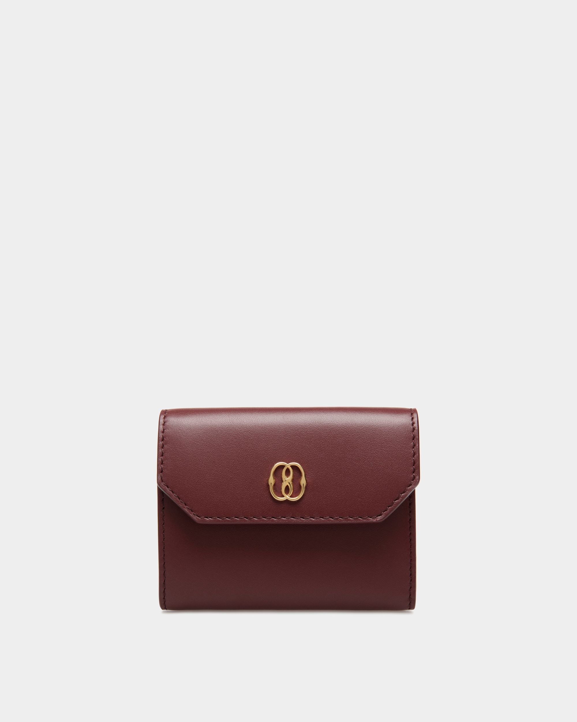 Bally Global - Emblem Wallet in Andorra Leather - Bordeaux