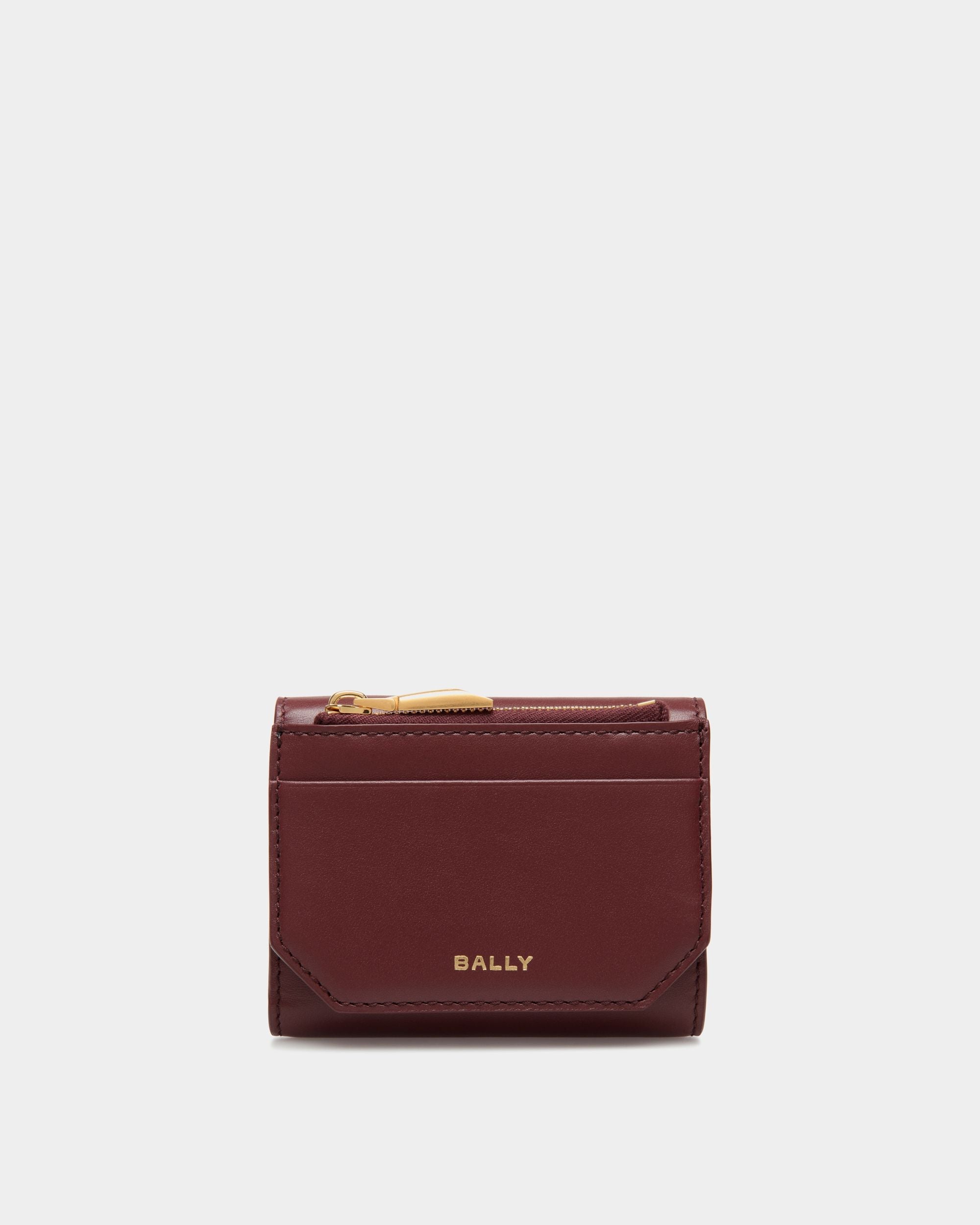 Bally Global - Emblem Wallet in Andorra Leather - Bordeaux