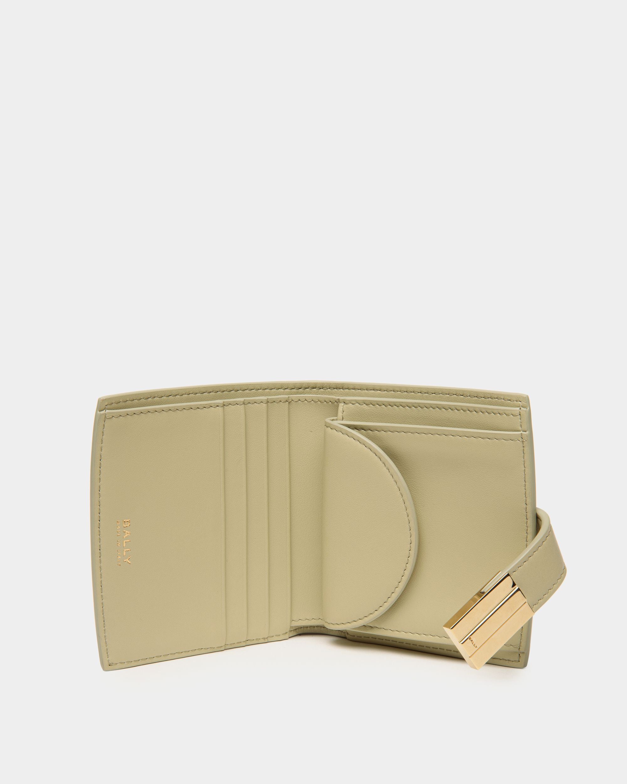 Bally Global - Cartera Ollam De Piel Light Green - Verde