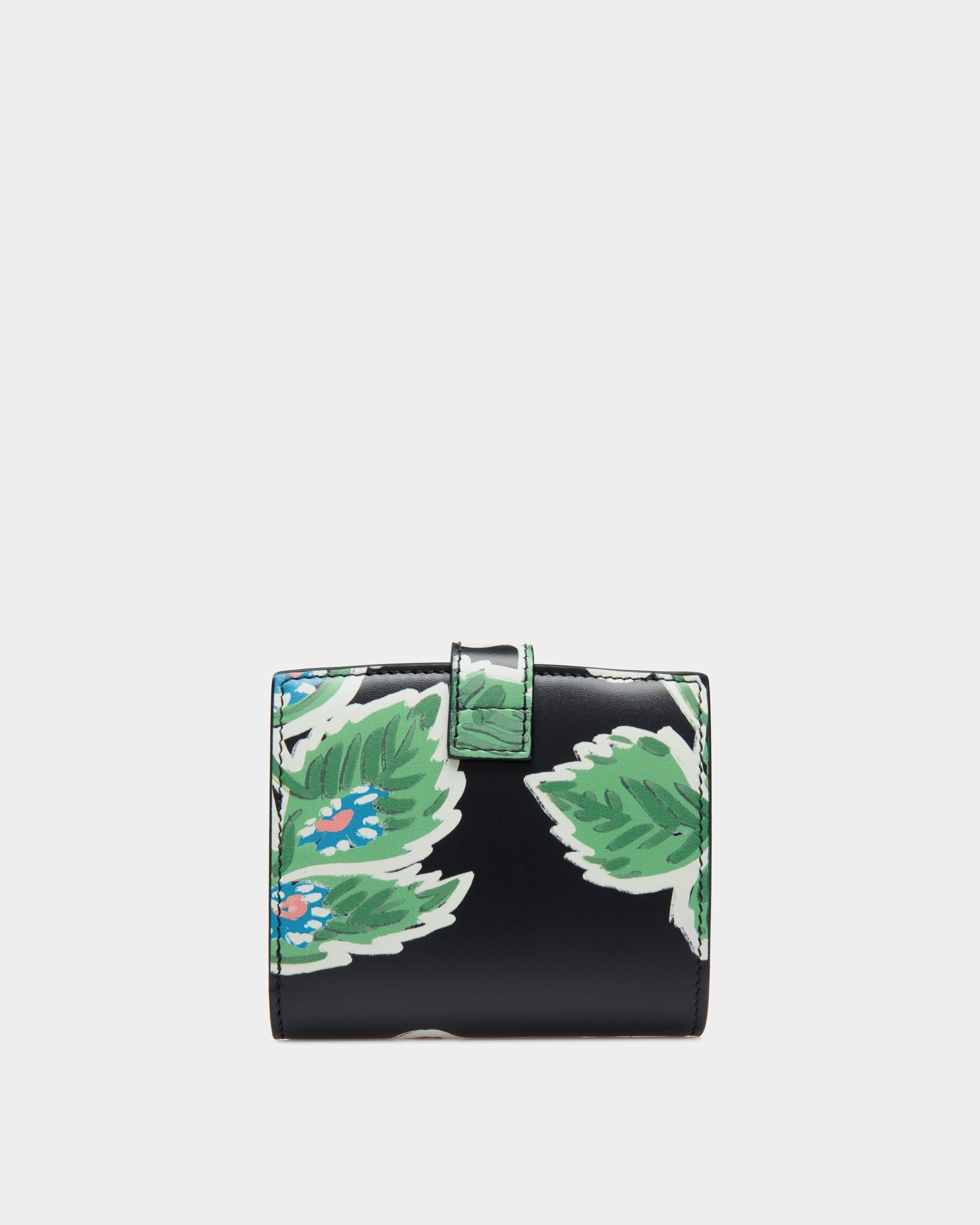 Bally Global - Portefeuille Ollam En Cuir Imprimé Strawberry - Bleu