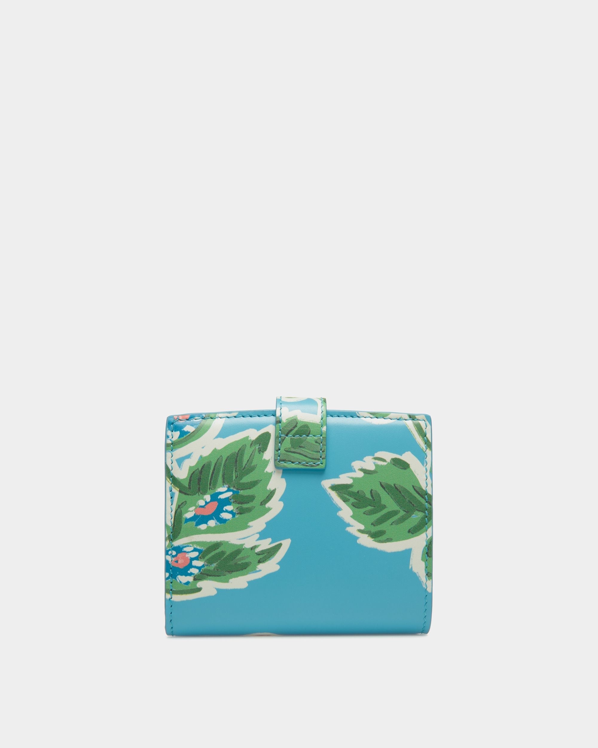 Bally Global - Ollam Wallet in Strawberry Print Leather - Bleu