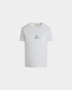 Camiseta De Punto De Algodón Blanco