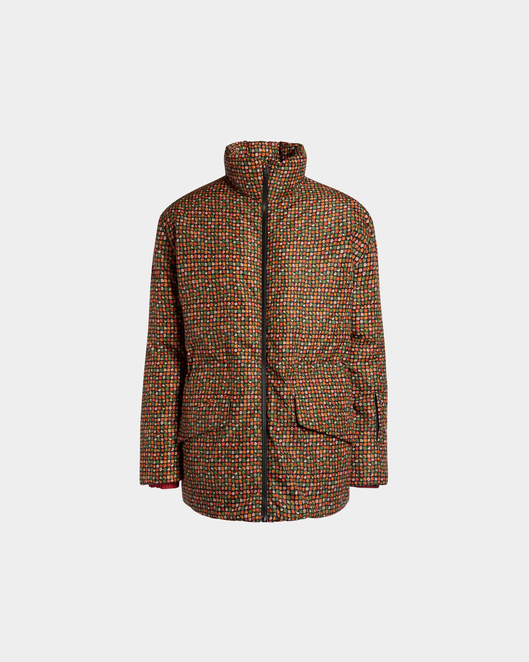Bally Global - Winter Capsule Puffer Jacket With Alpine Flowers in Multicolor Recycled Nylon - Multicolor