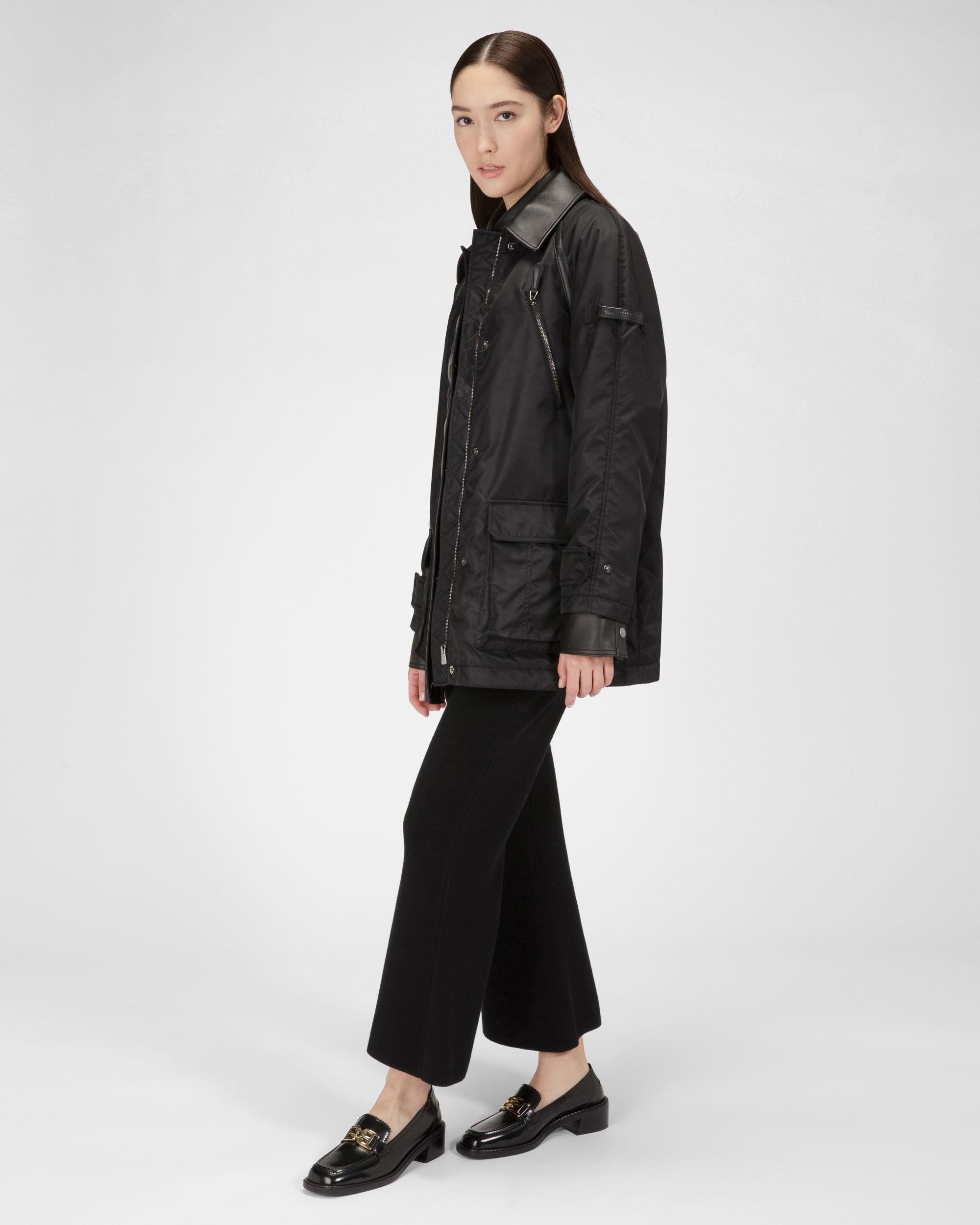 Bally Global - Ellyane Leather Mocassins In Black - Black