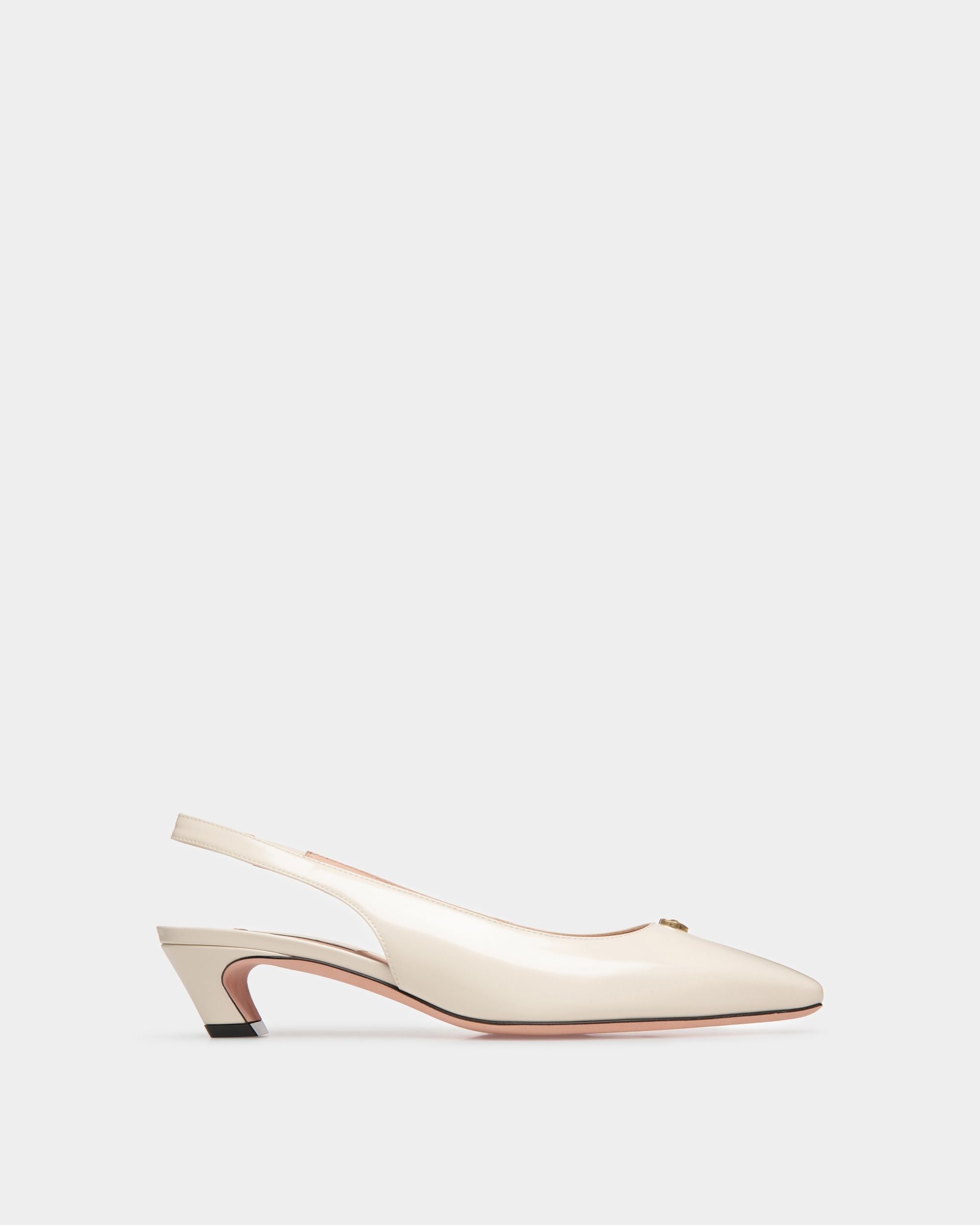 Bally Global - Sylt Slingback Pump In White Leather - White