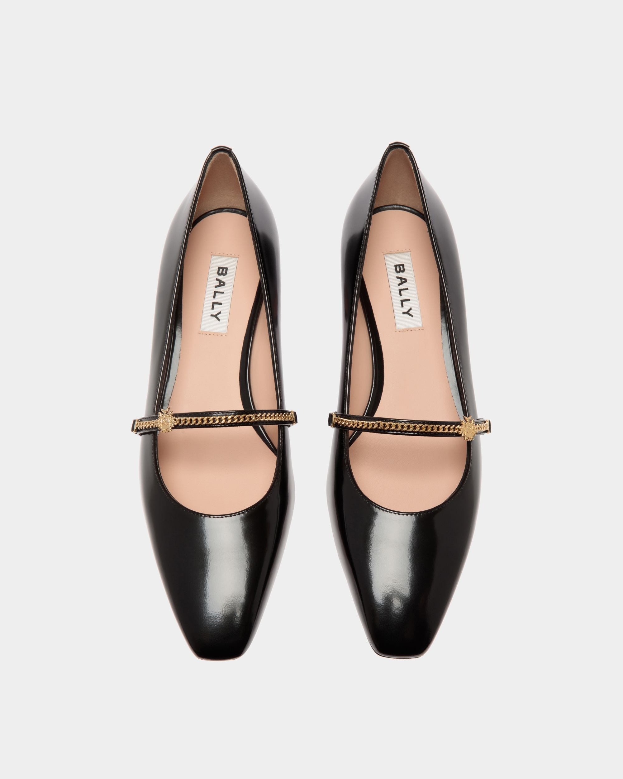 Bally Global - Zapato De Salón Estilo Merceditas Sylt De Piel Cepillada Negra - Negro