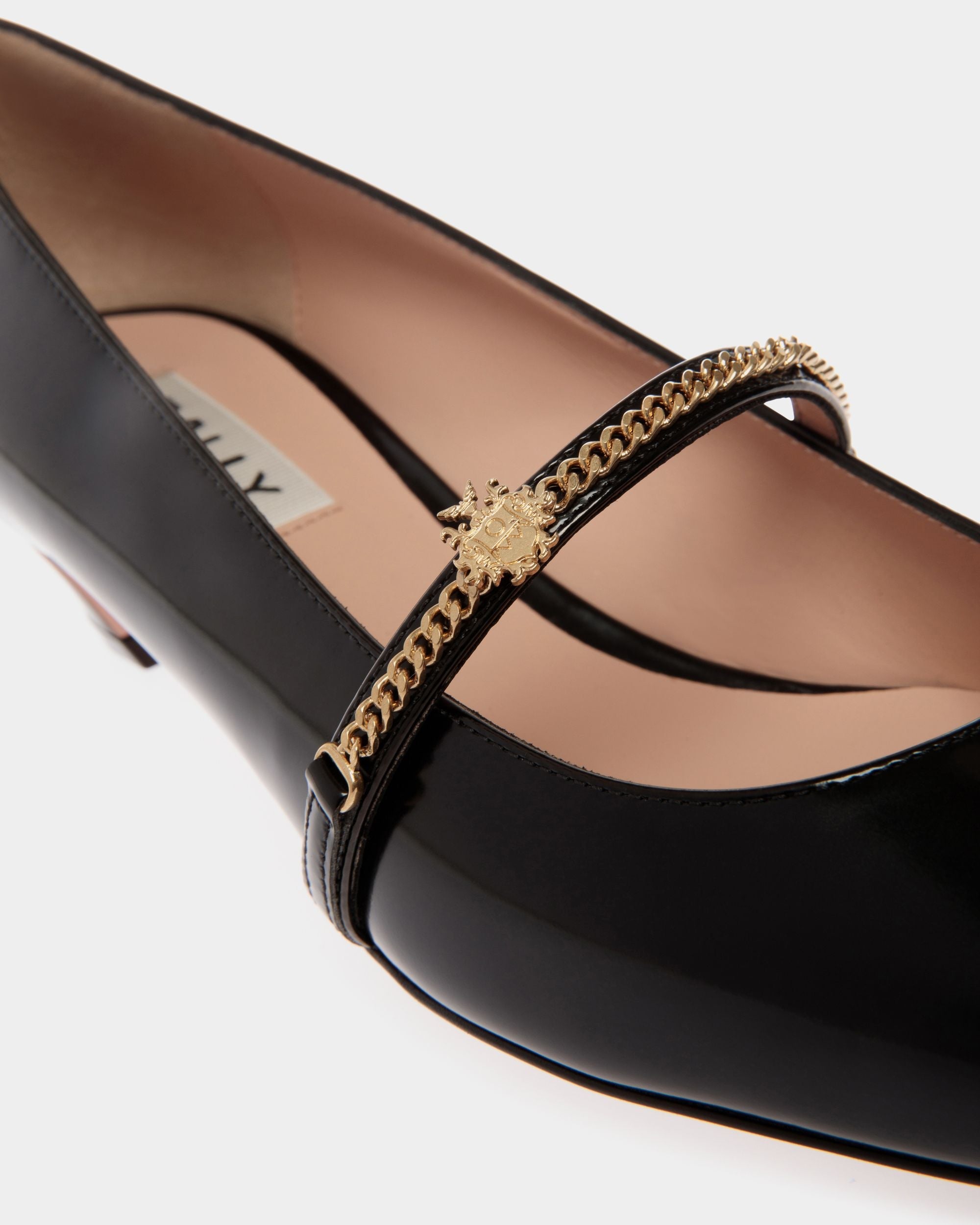 Bally Global - Zapato De Salón Estilo Merceditas Sylt De Piel Cepillada Negra - Negro