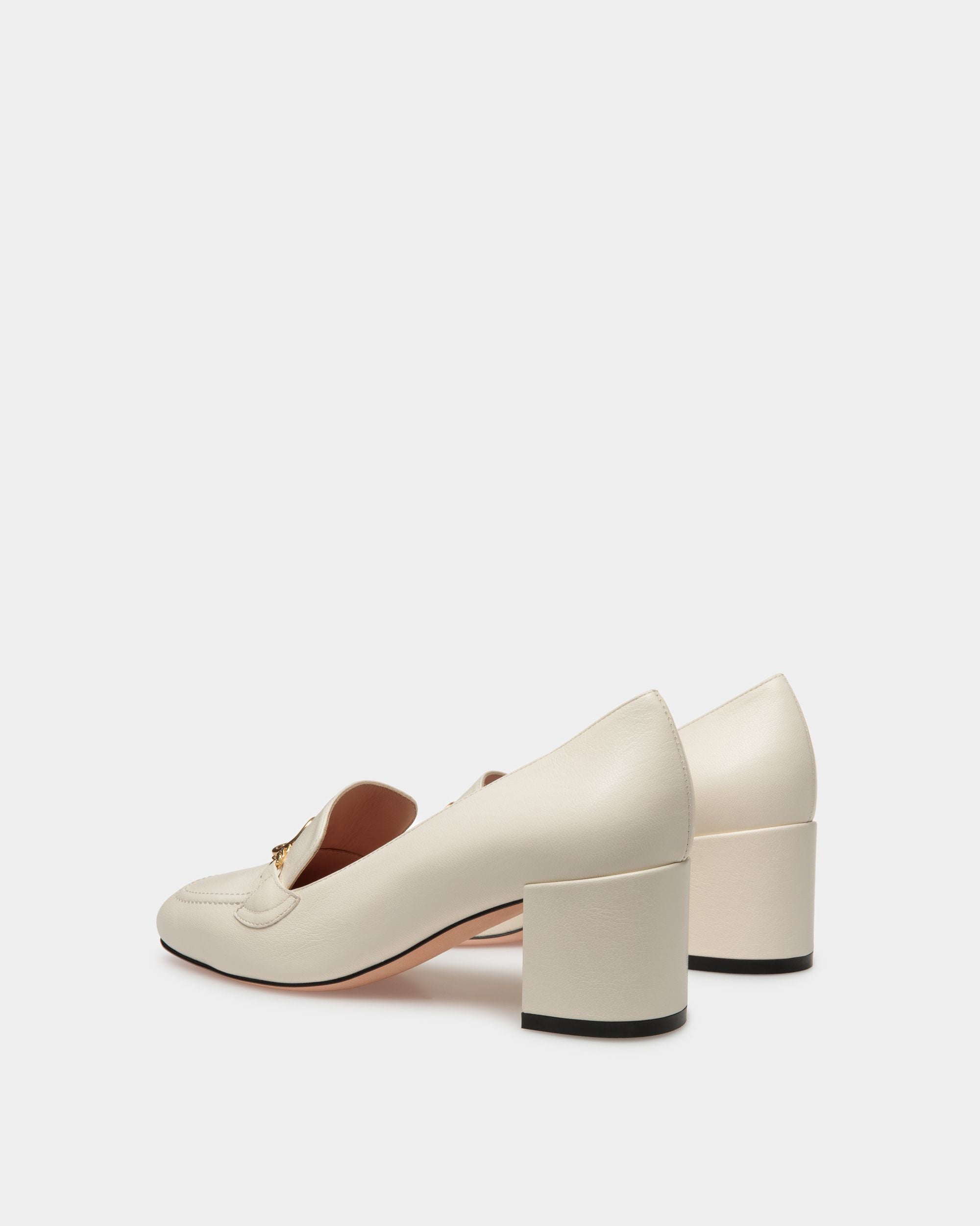 Bally Global - Obrien Pumps In Bone Leather - White