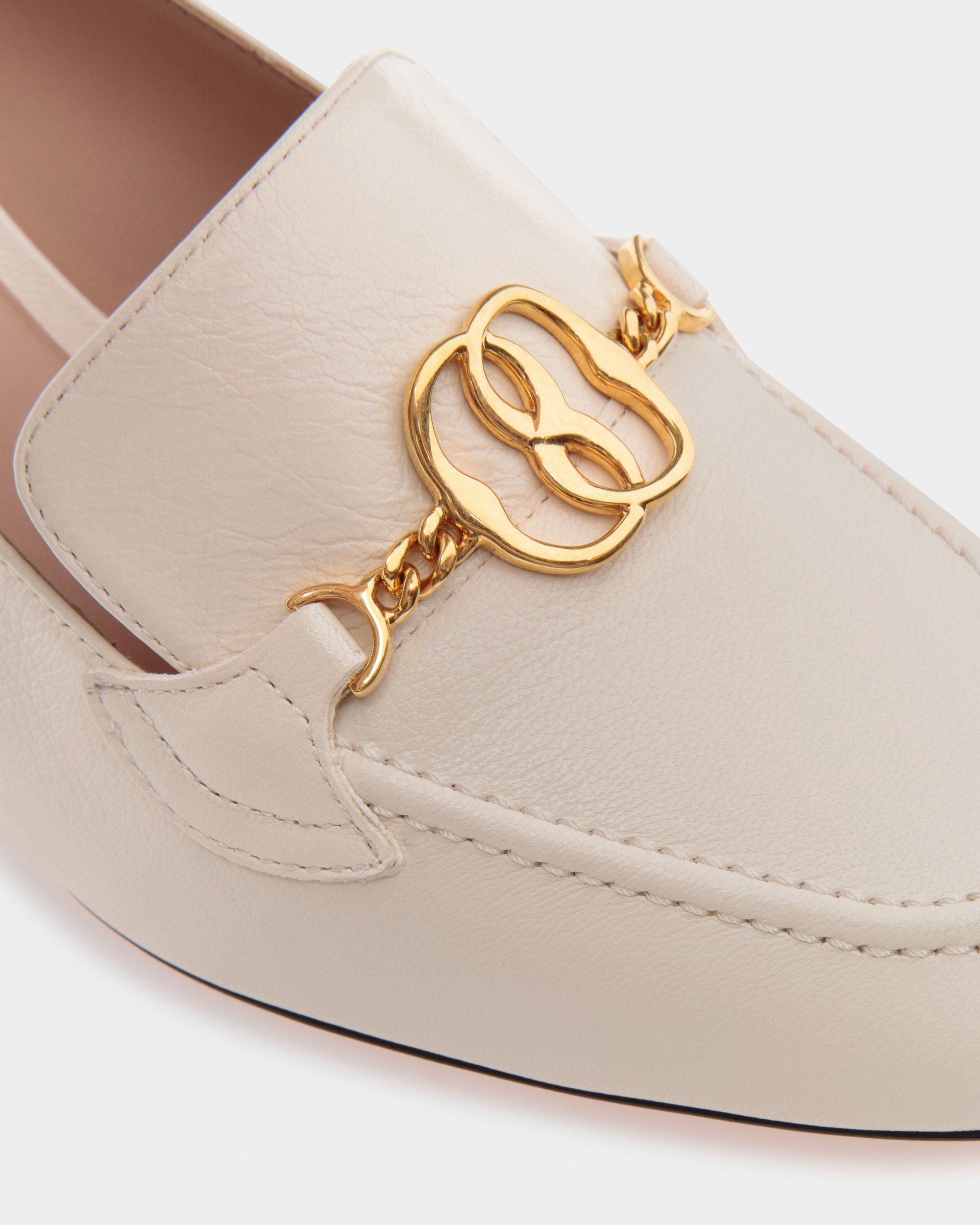 Bally Global - Obrien Pumps In Bone Leather - White